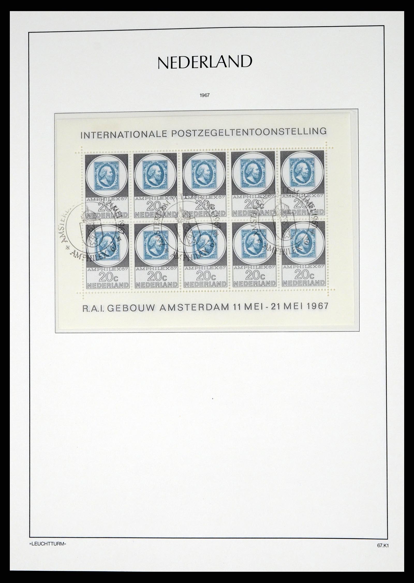 37486 098 - Postzegelverzameling 37486 Nederland 1852-1968.