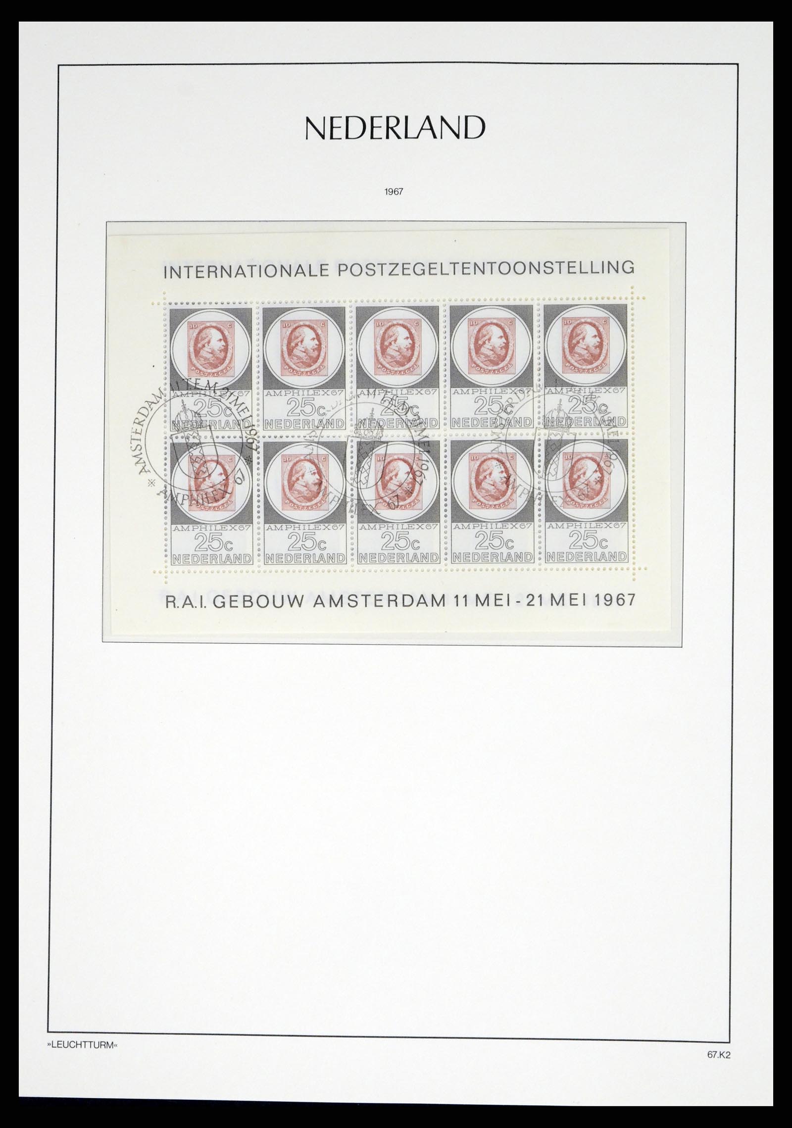 37486 099 - Postzegelverzameling 37486 Nederland 1852-1968.