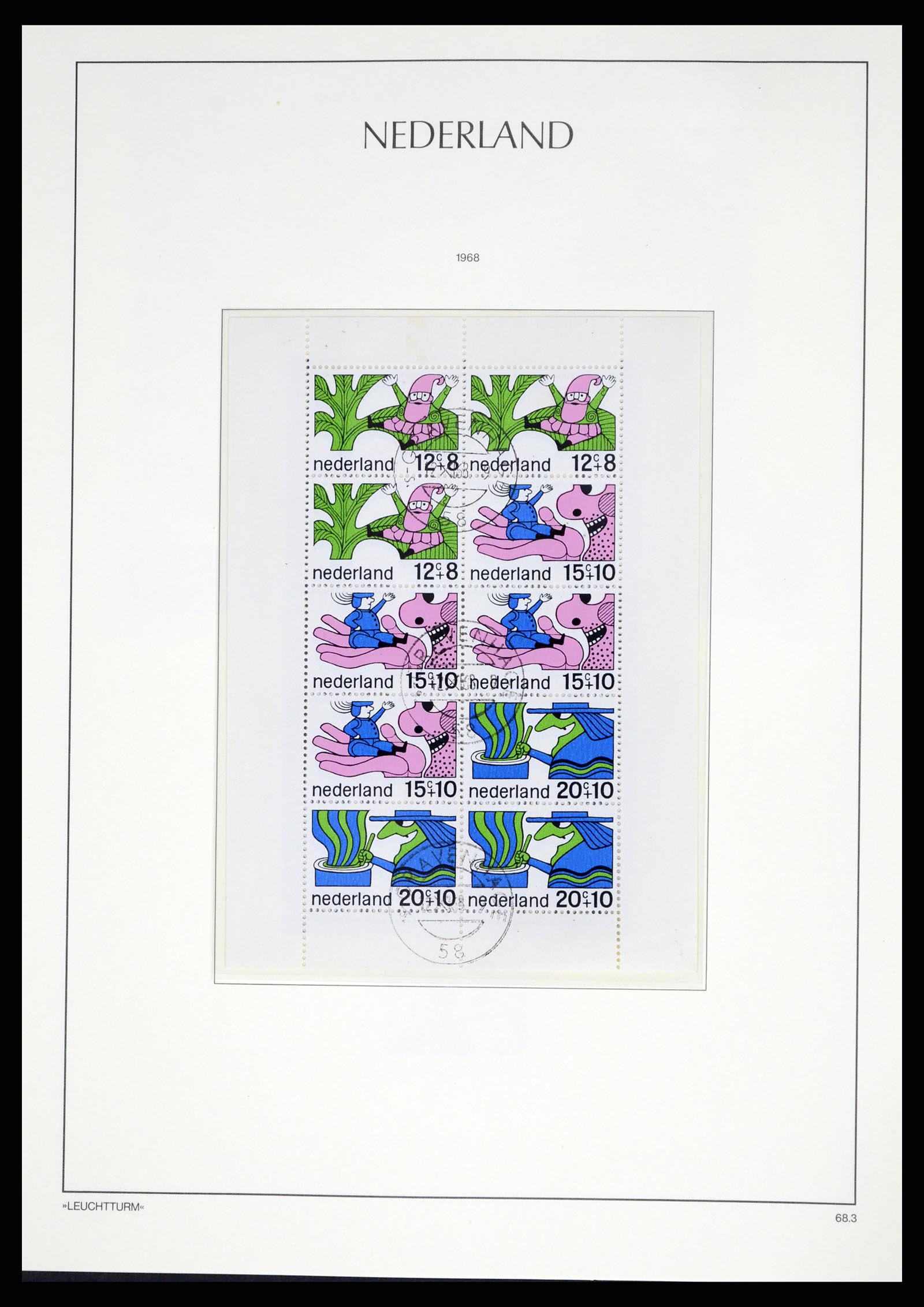 37486 103 - Postzegelverzameling 37486 Nederland 1852-1968.