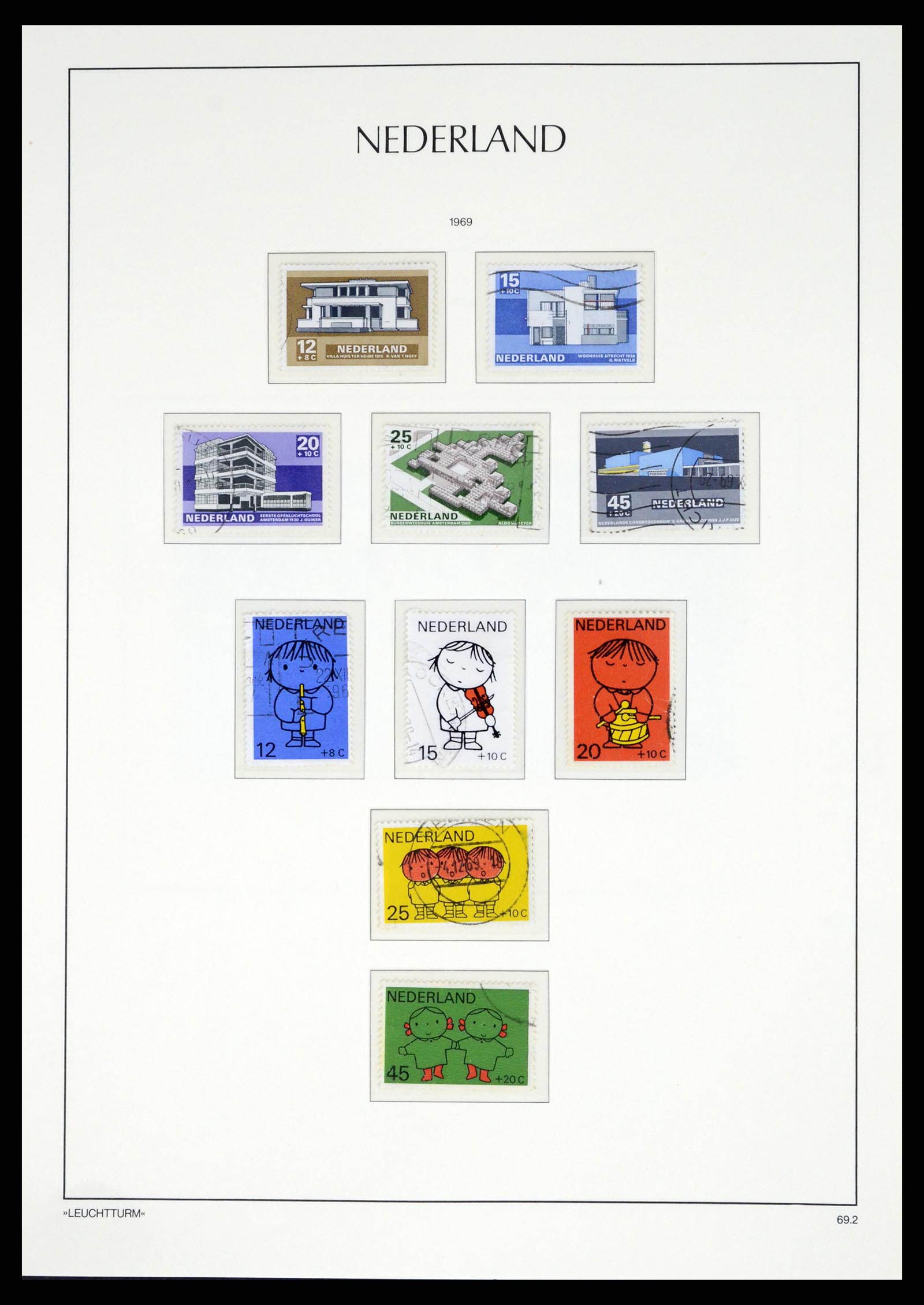 37486 106 - Postzegelverzameling 37486 Nederland 1852-1968.