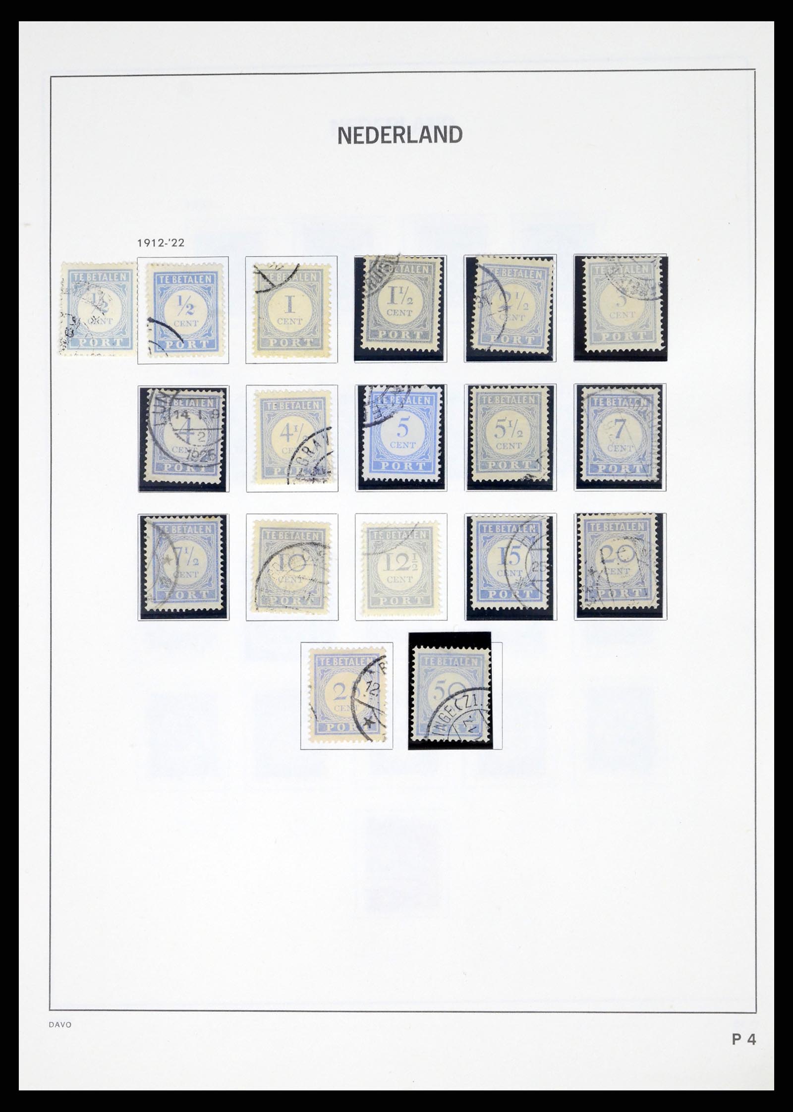 37486 109 - Postzegelverzameling 37486 Nederland 1852-1968.