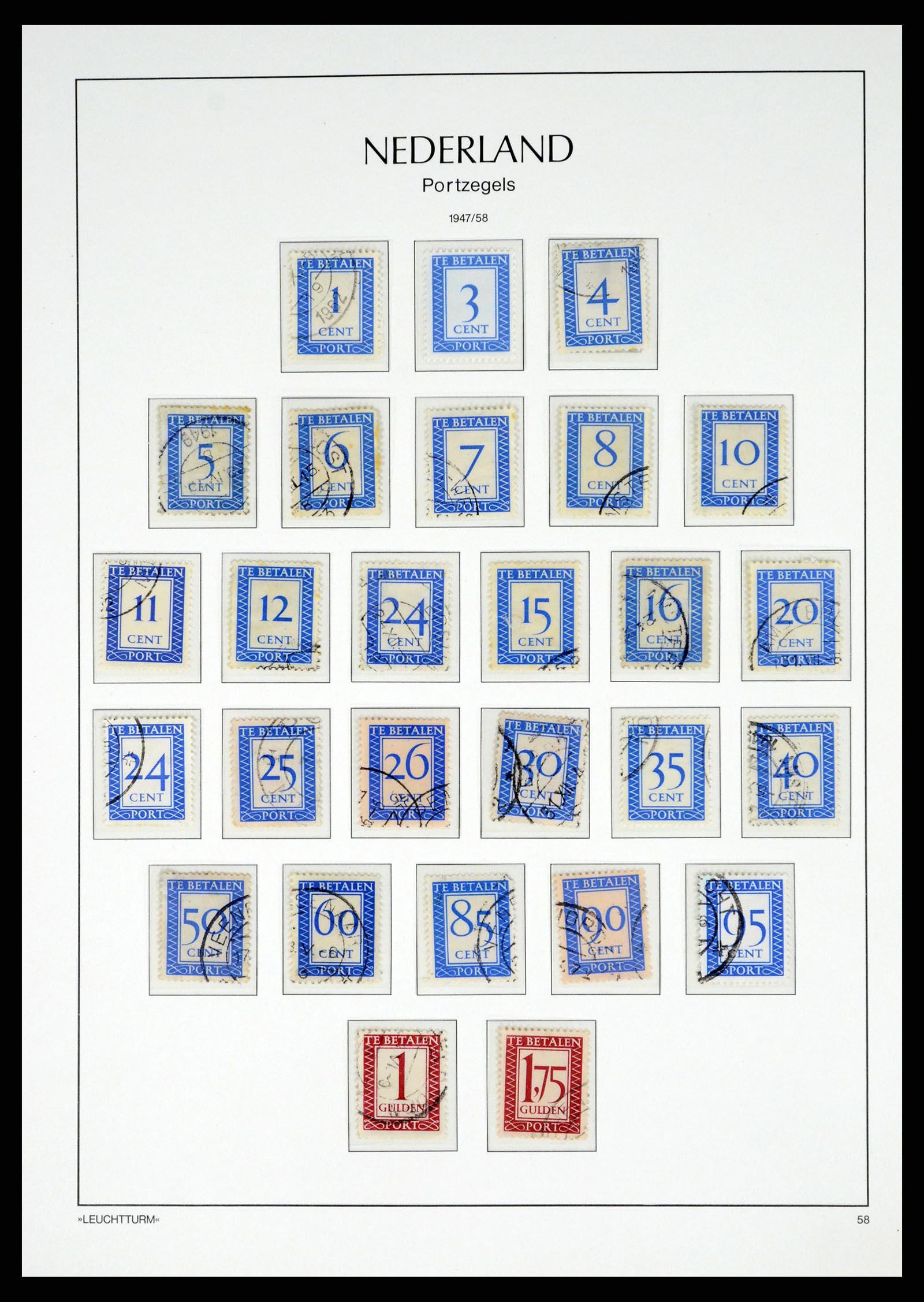 37486 111 - Postzegelverzameling 37486 Nederland 1852-1968.