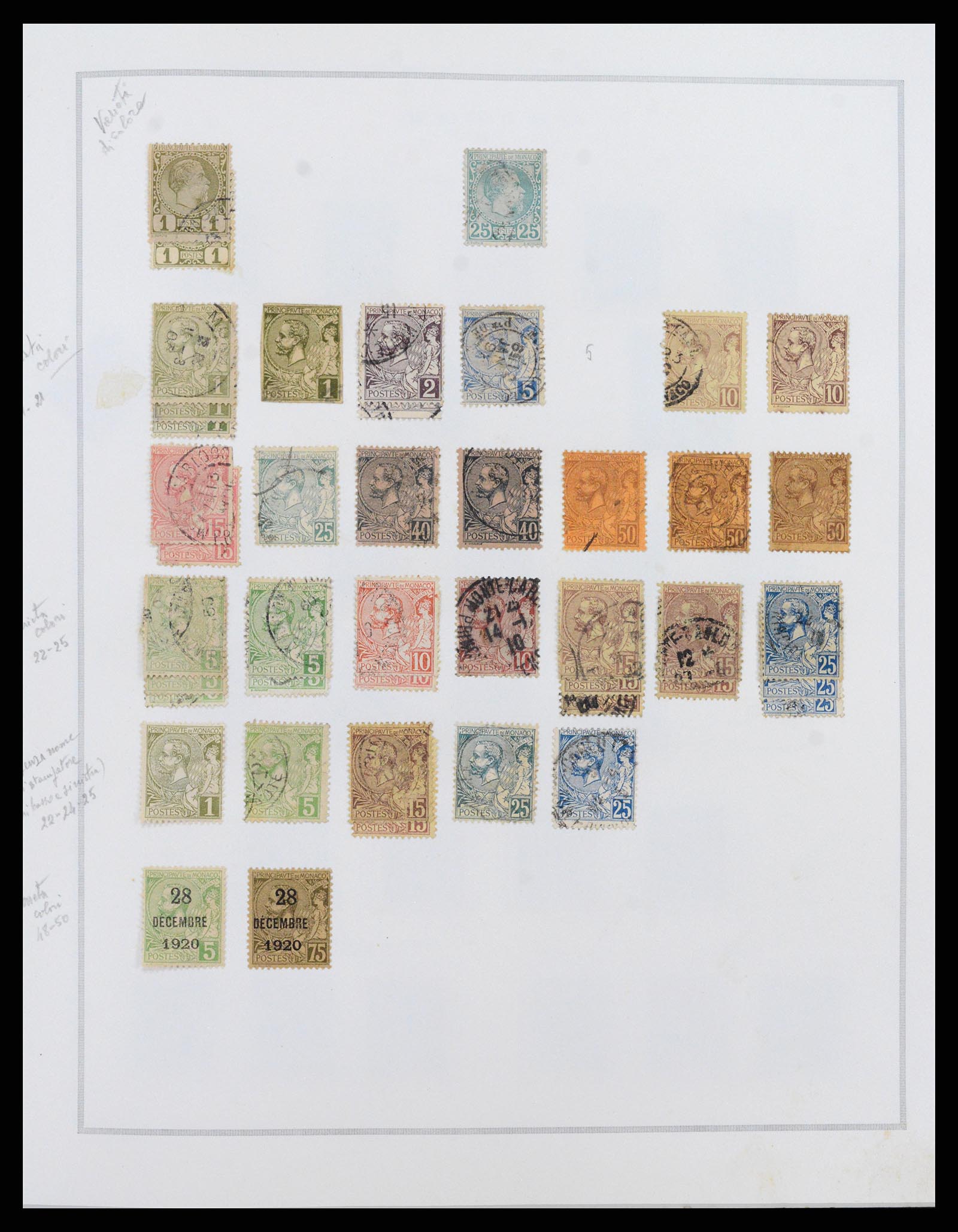 37490 002 - Postzegelverzameling 37490 Monaco 1885-1992.