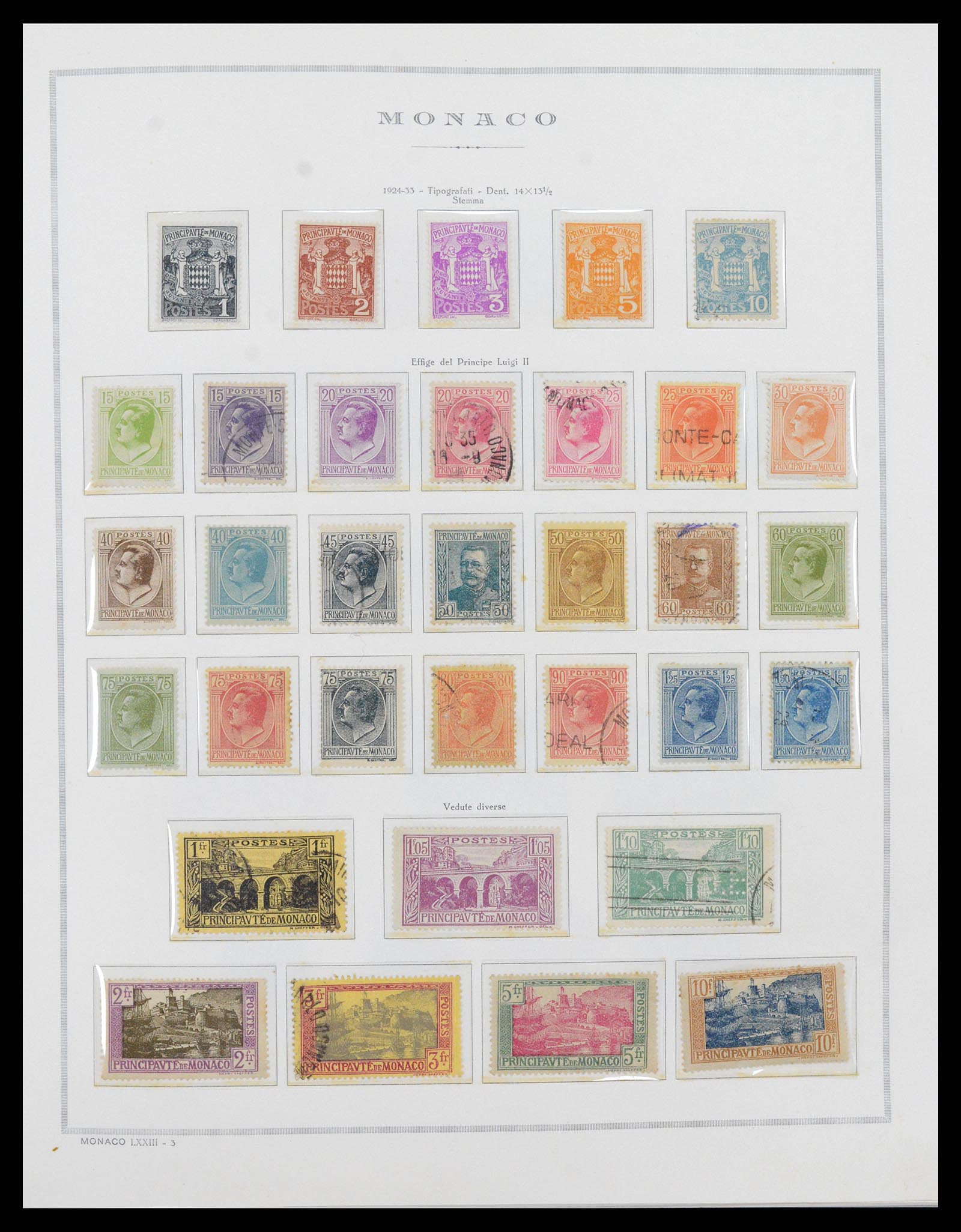 37490 006 - Stamp collection 37490 Monaco 1885-1992.