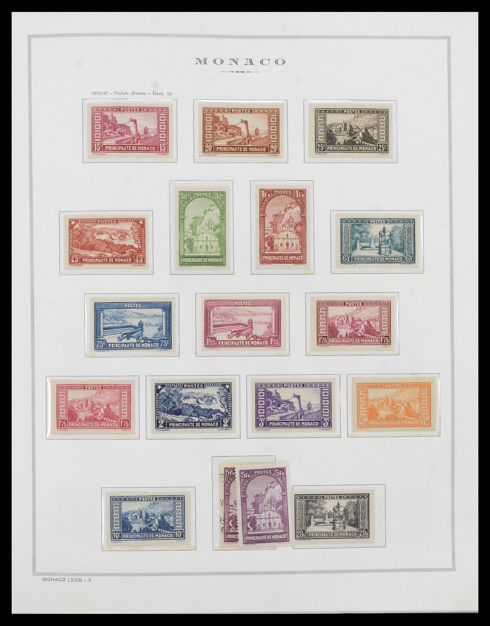 37490 008 - Postzegelverzameling 37490 Monaco 1885-1992.