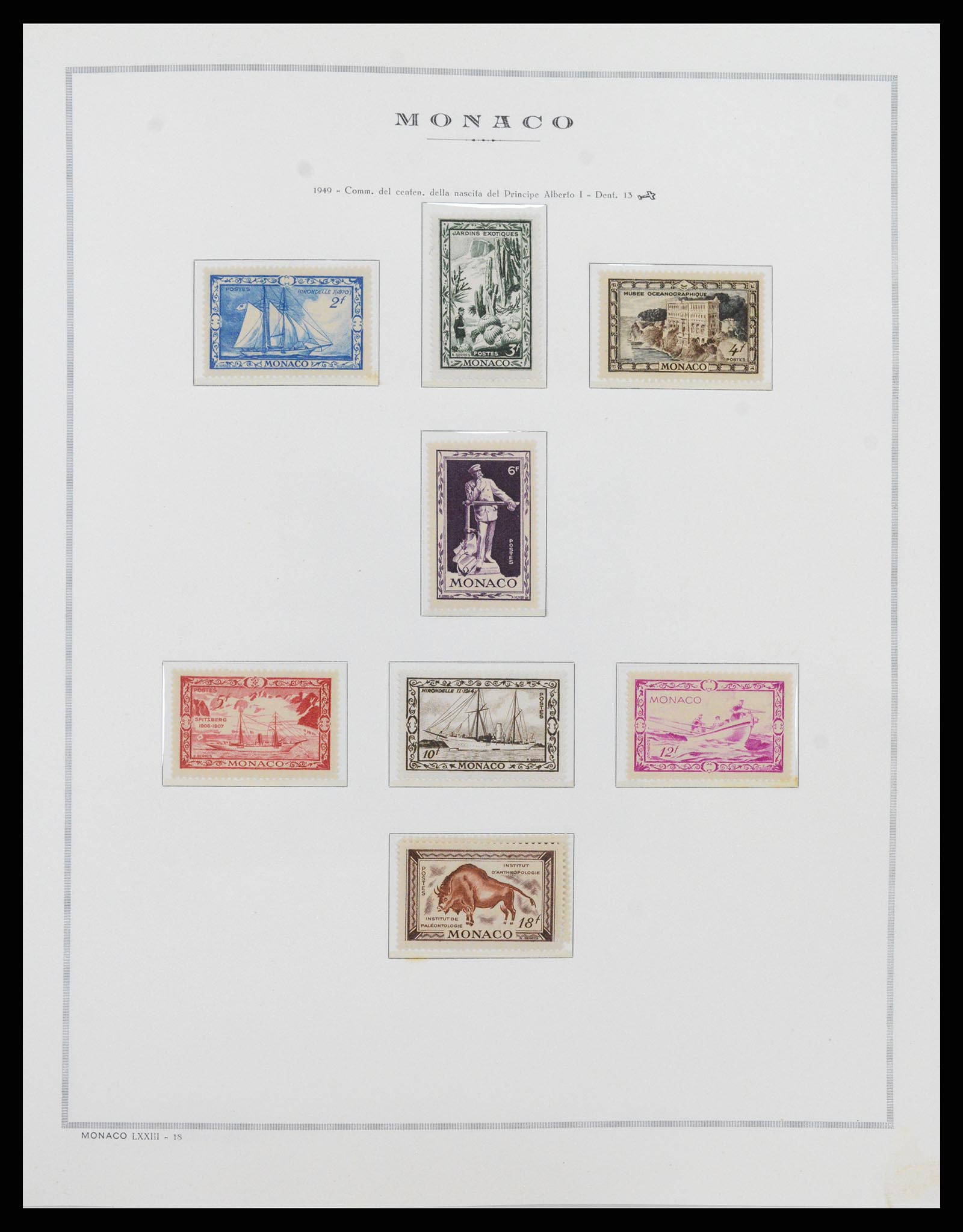 37490 023 - Postzegelverzameling 37490 Monaco 1885-1992.
