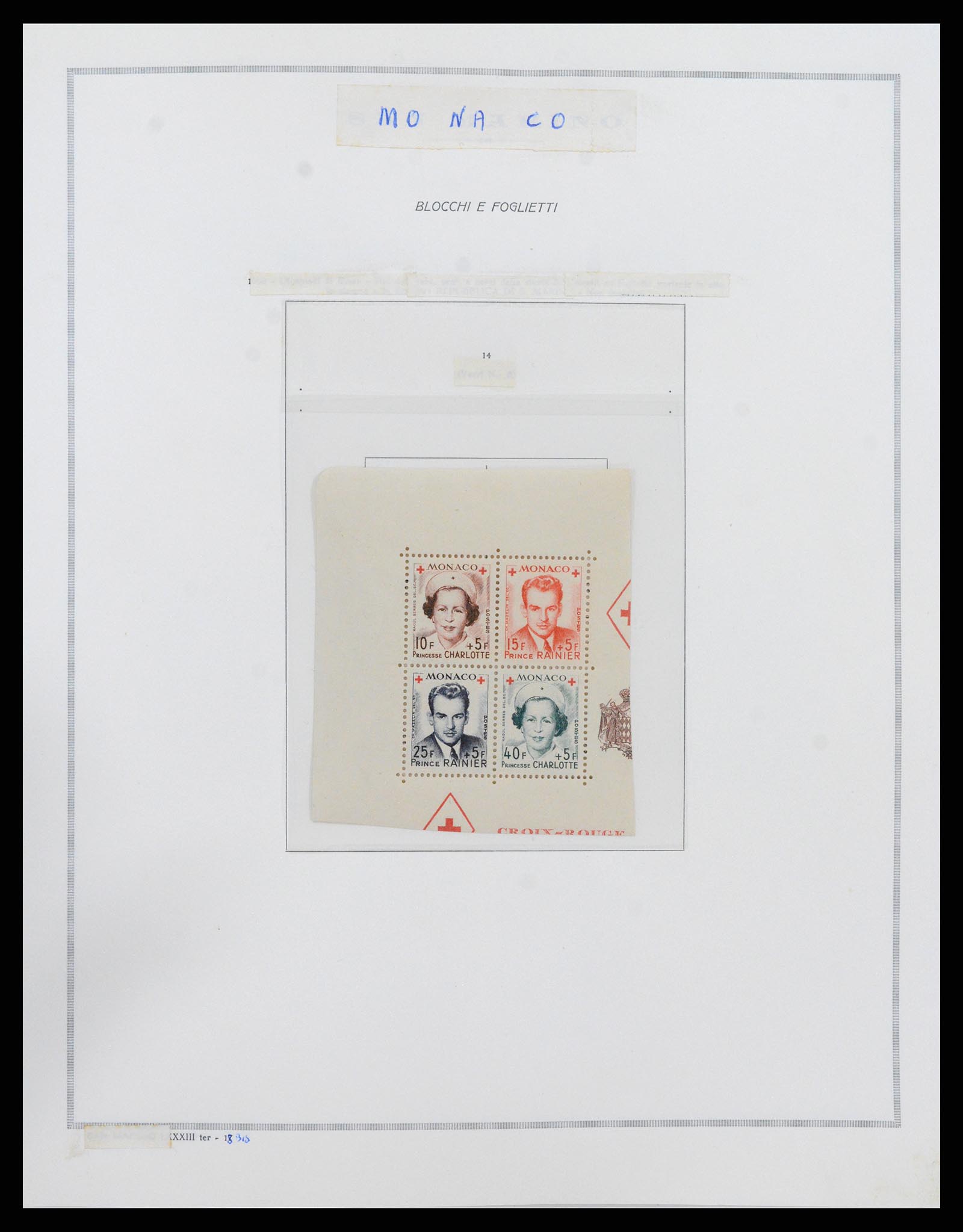 37490 024 - Postzegelverzameling 37490 Monaco 1885-1992.