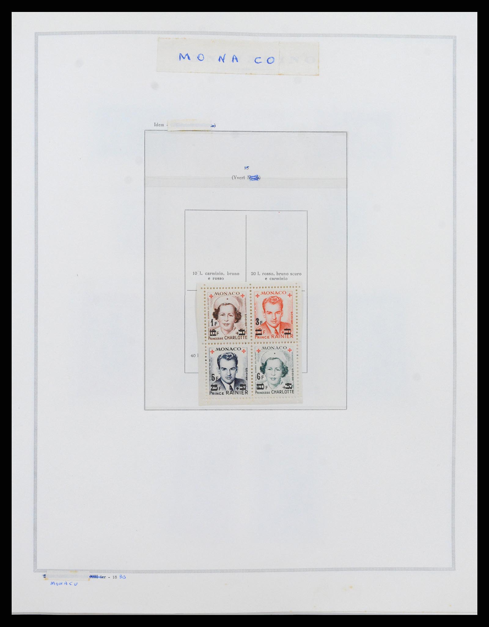 37490 025 - Postzegelverzameling 37490 Monaco 1885-1992.