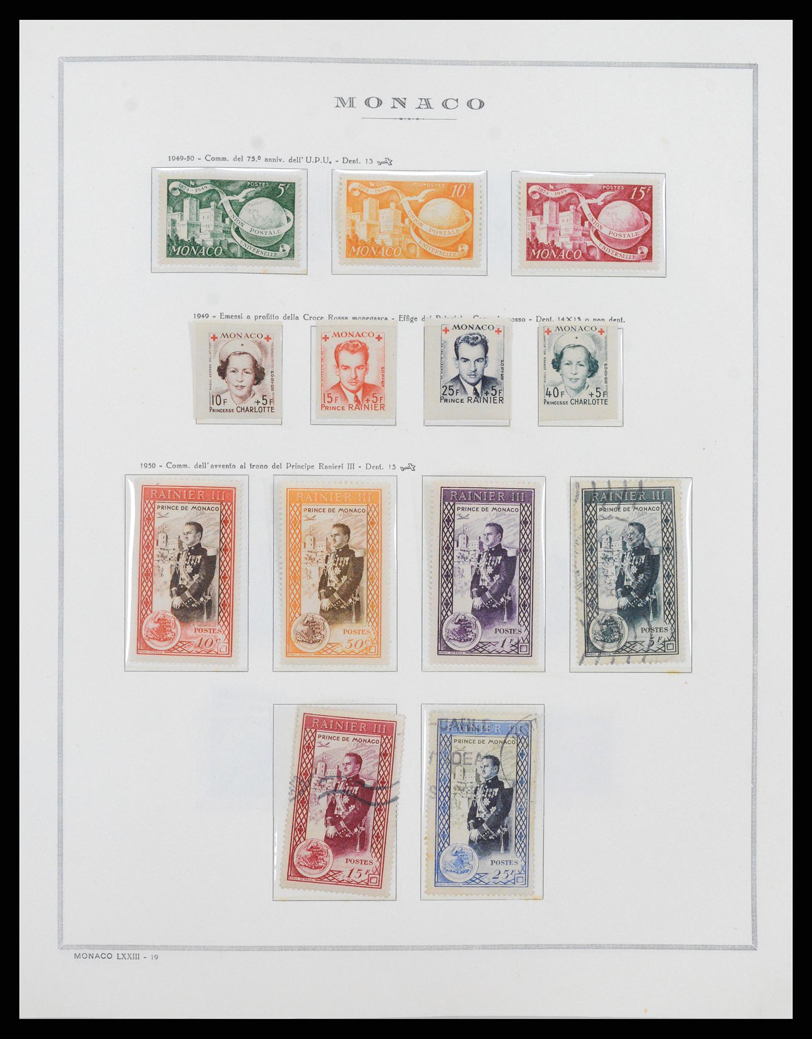 37490 026 - Postzegelverzameling 37490 Monaco 1885-1992.