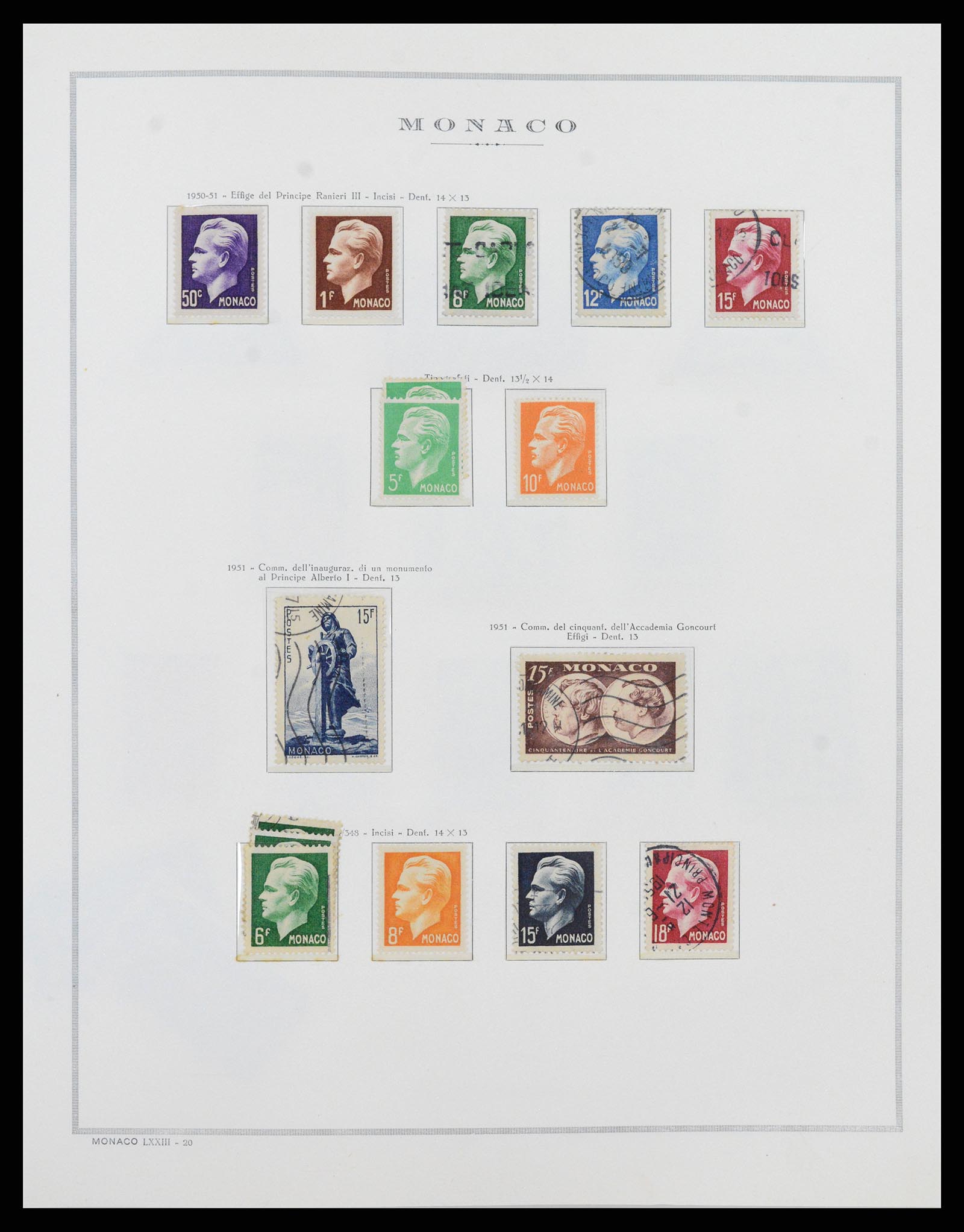 37490 027 - Postzegelverzameling 37490 Monaco 1885-1992.