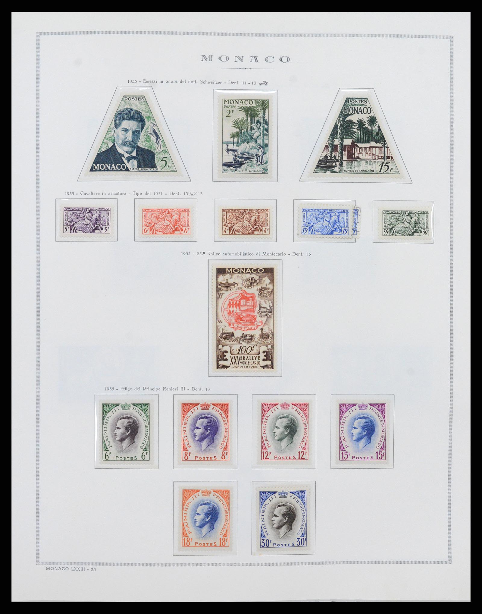 37490 032 - Postzegelverzameling 37490 Monaco 1885-1992.