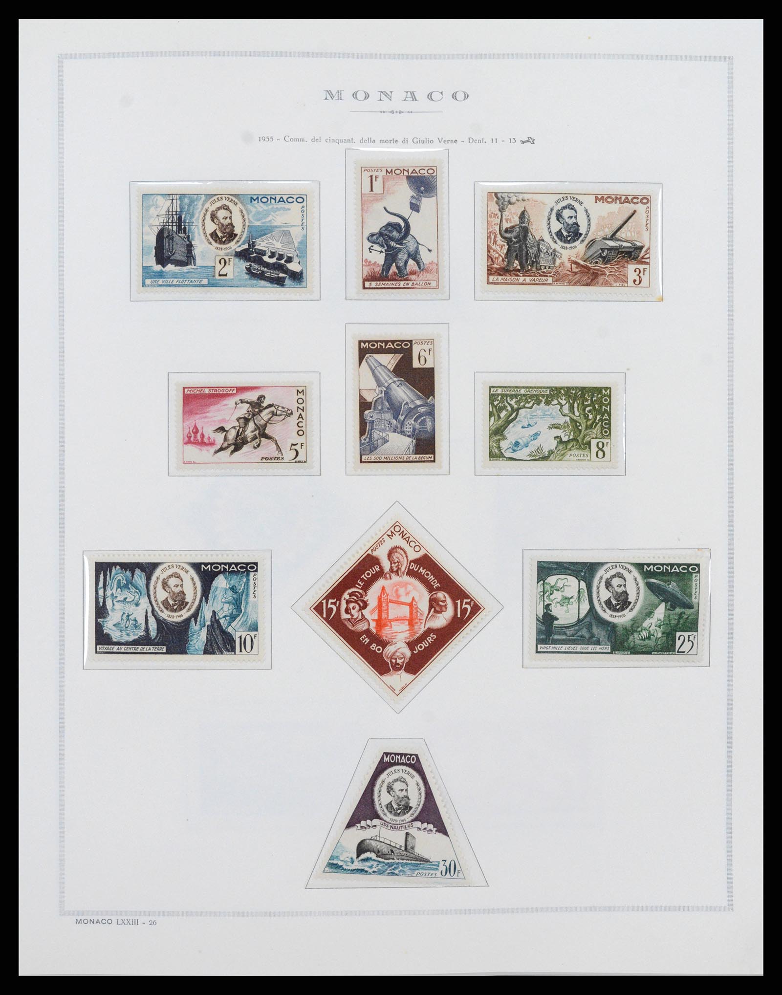 37490 033 - Postzegelverzameling 37490 Monaco 1885-1992.