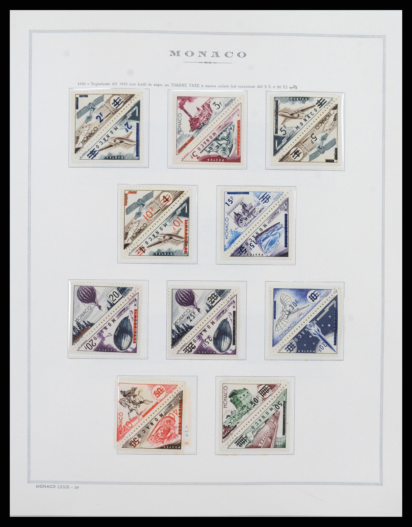 37490 036 - Postzegelverzameling 37490 Monaco 1885-1992.