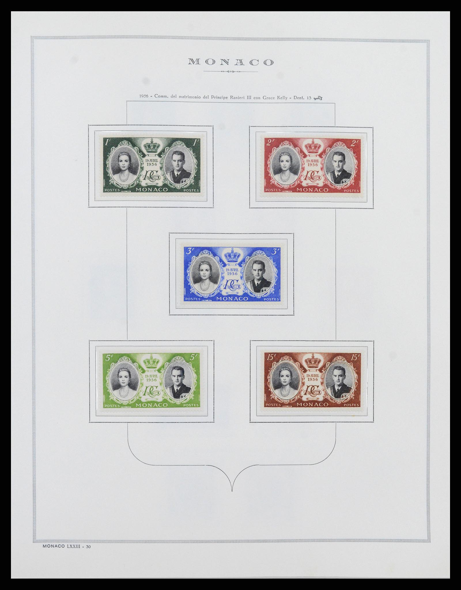 37490 037 - Postzegelverzameling 37490 Monaco 1885-1992.