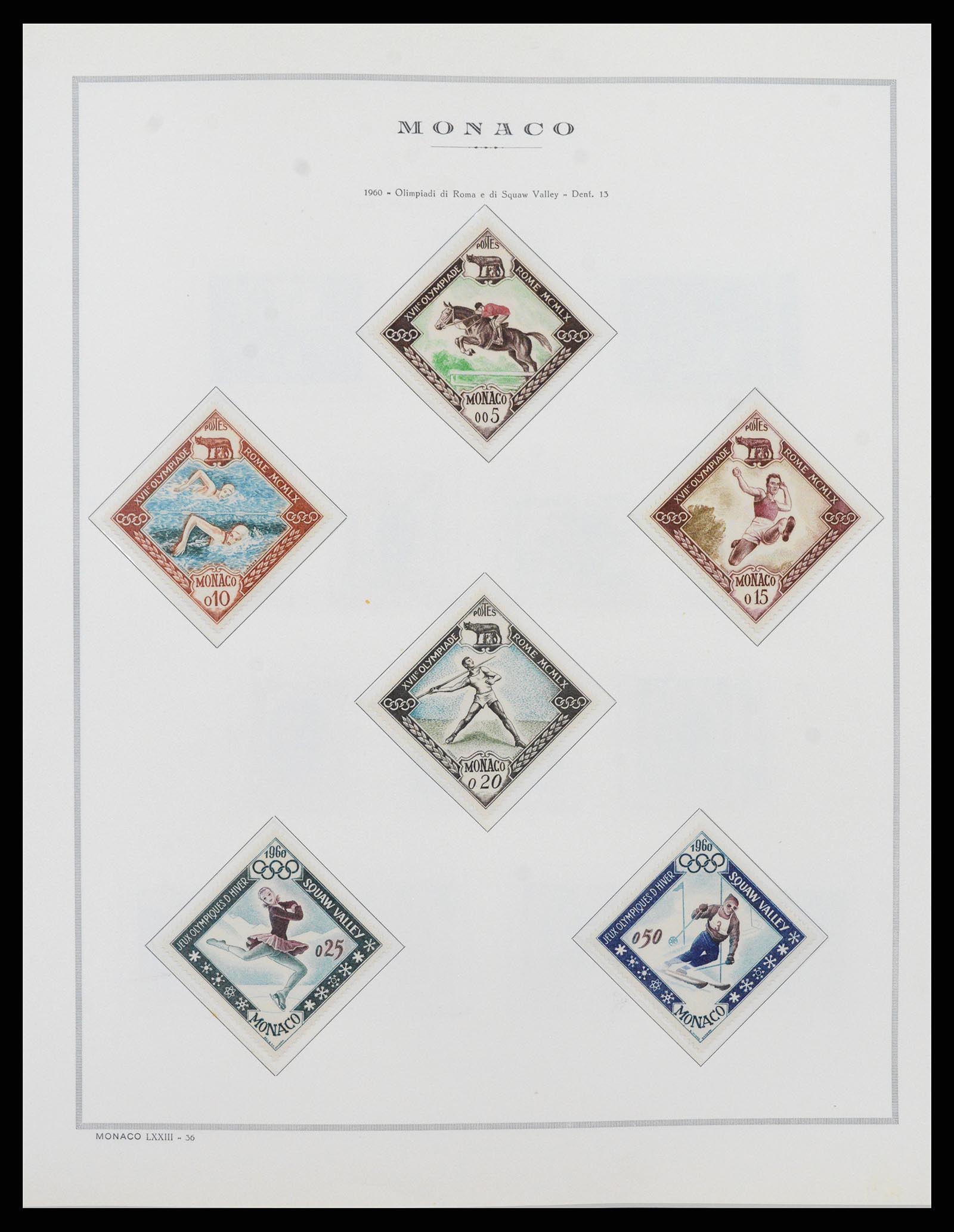 37490 043 - Postzegelverzameling 37490 Monaco 1885-1992.