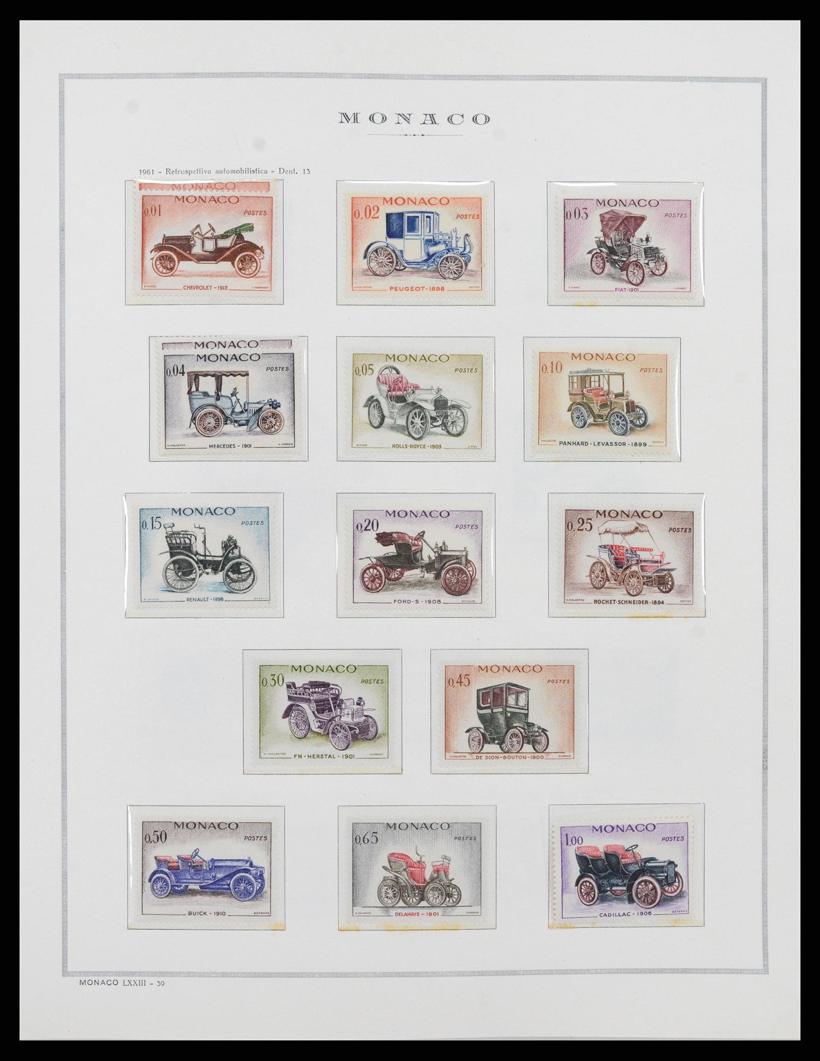 37490 046 - Postzegelverzameling 37490 Monaco 1885-1992.