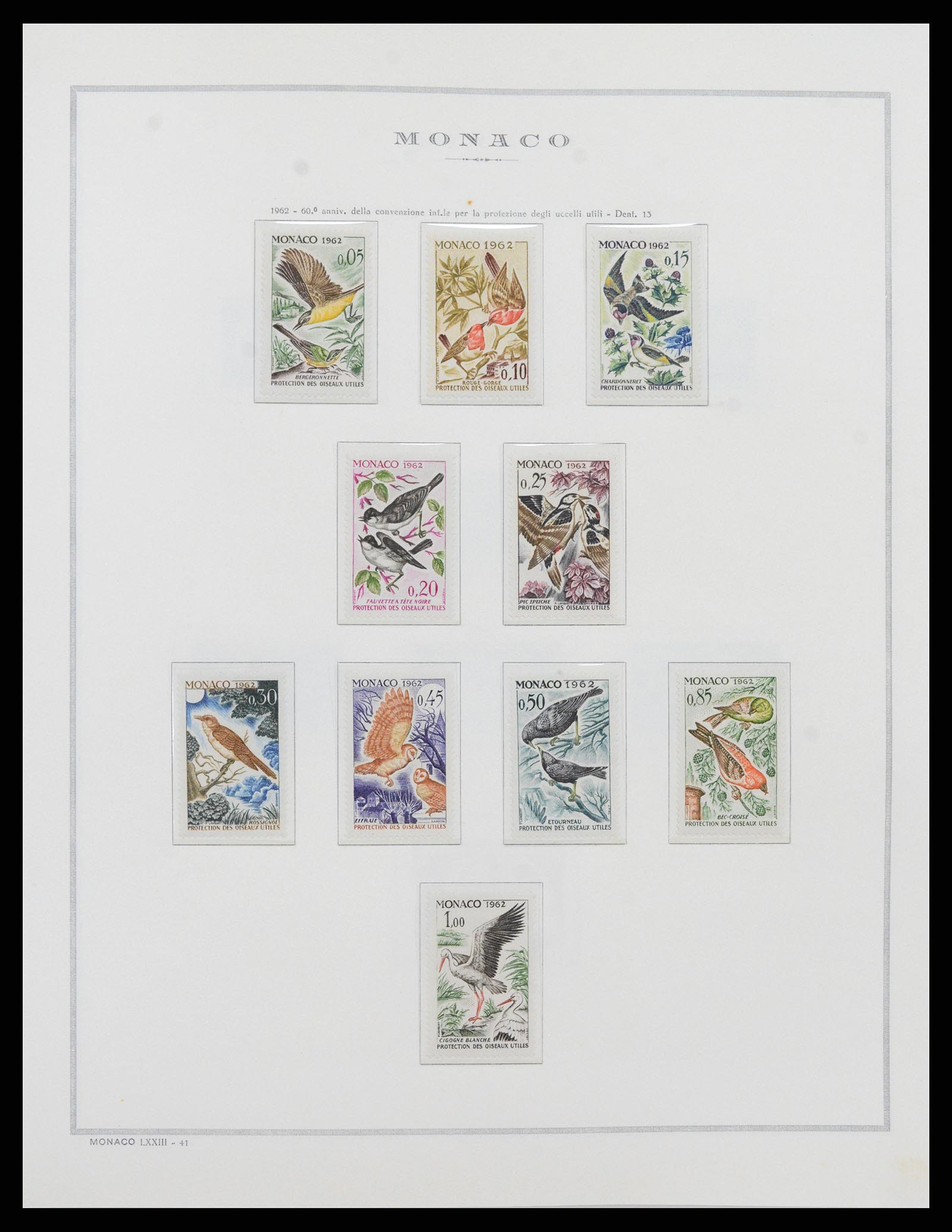 37490 048 - Postzegelverzameling 37490 Monaco 1885-1992.