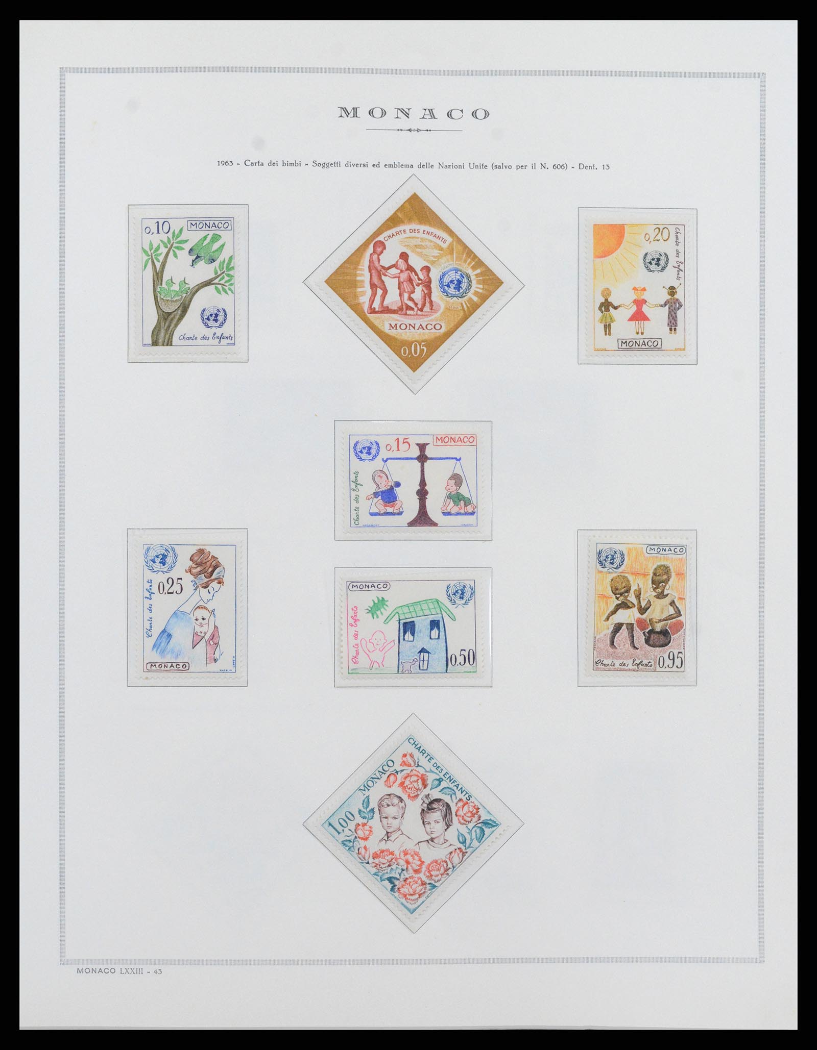 37490 050 - Postzegelverzameling 37490 Monaco 1885-1992.