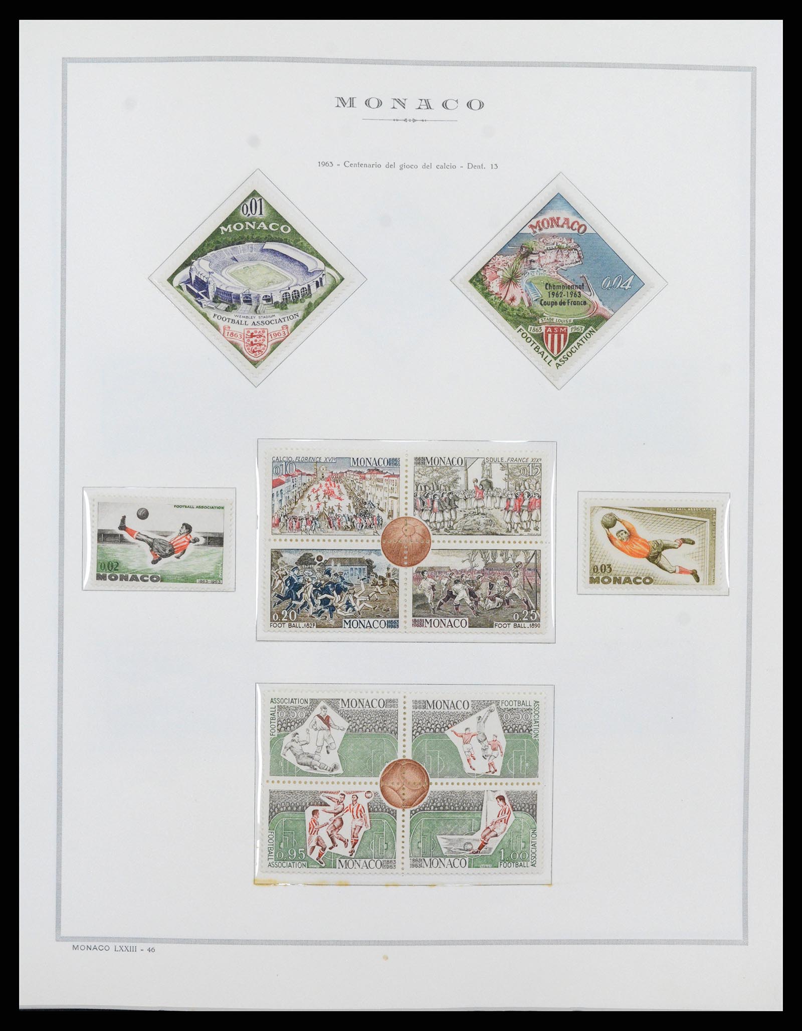 37490 053 - Postzegelverzameling 37490 Monaco 1885-1992.