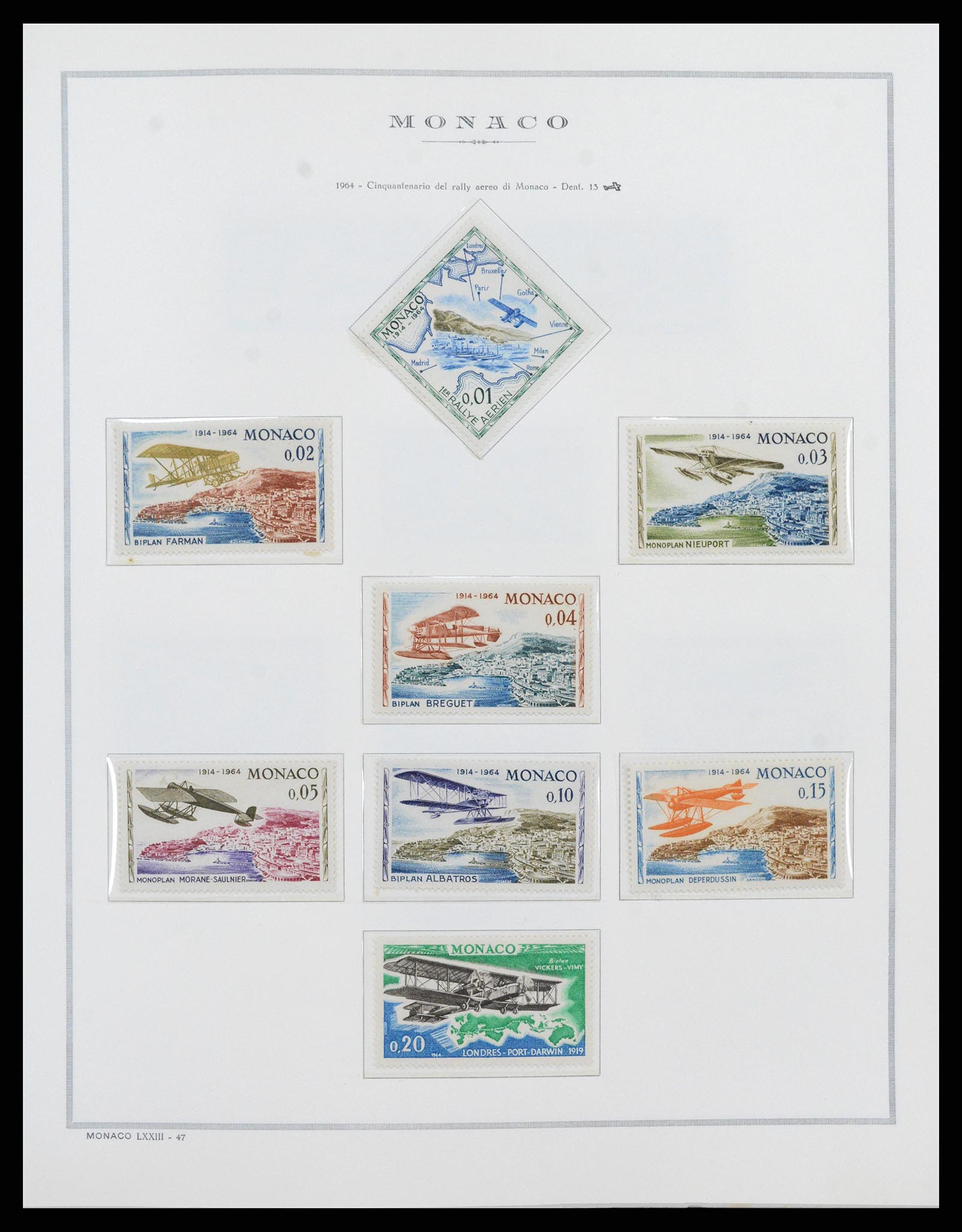 37490 054 - Postzegelverzameling 37490 Monaco 1885-1992.