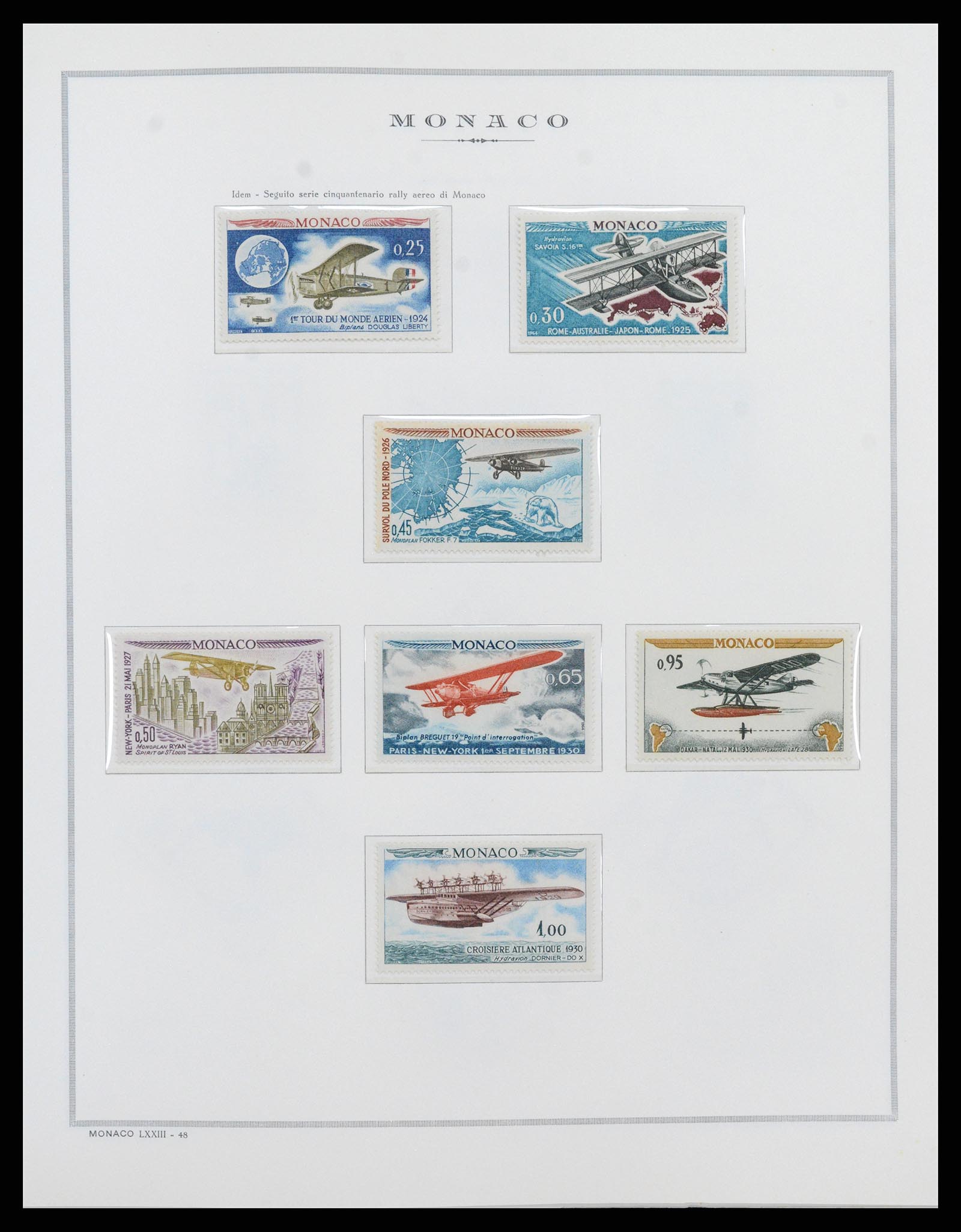 37490 055 - Postzegelverzameling 37490 Monaco 1885-1992.