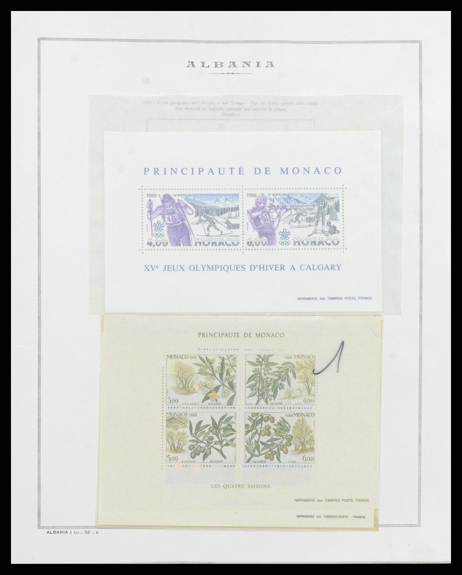 37490 203 - Postzegelverzameling 37490 Monaco 1885-1992.