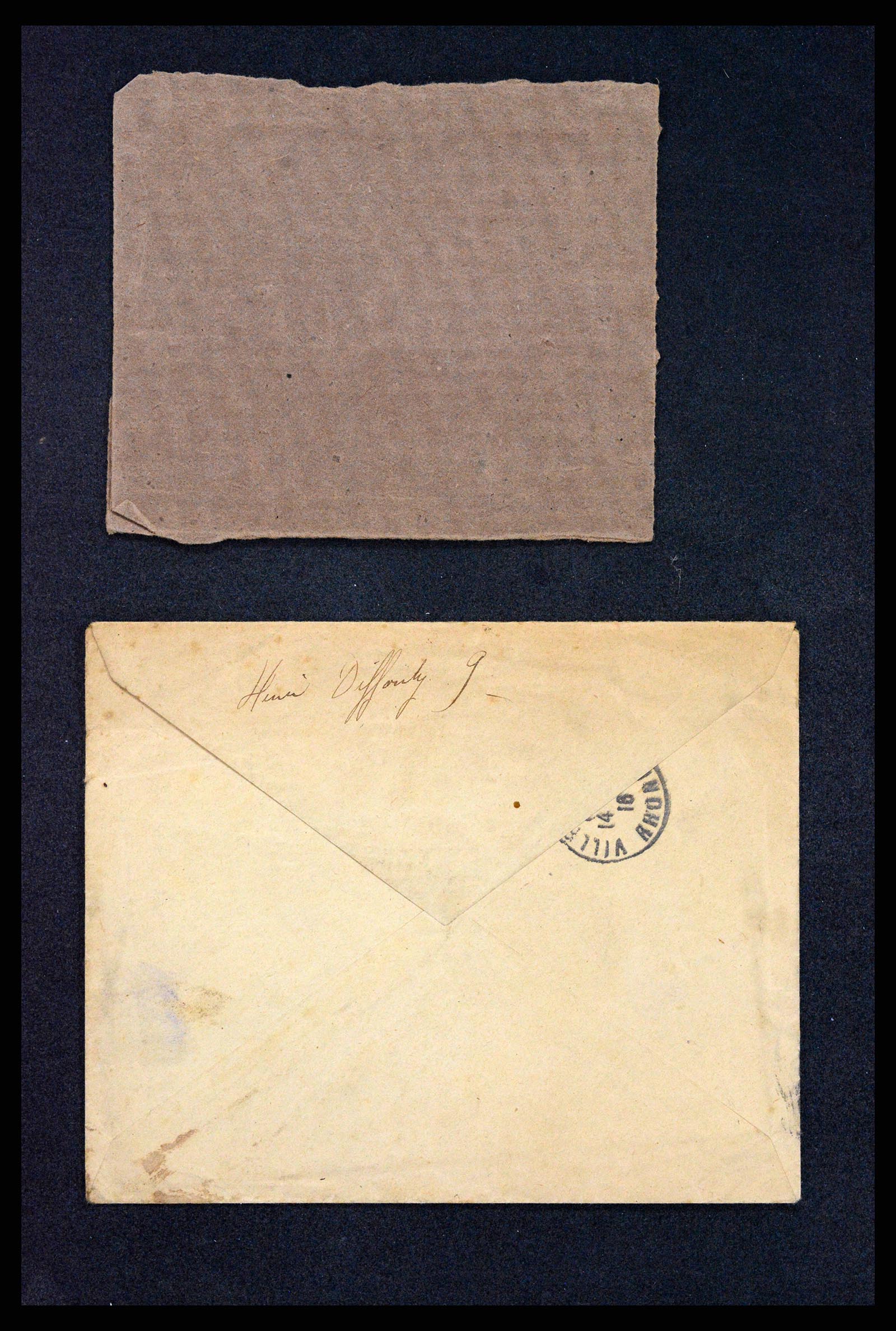 37491 004 - Postzegelverzameling 37491 Duitsland brieven en kaarten WO I 1914-191