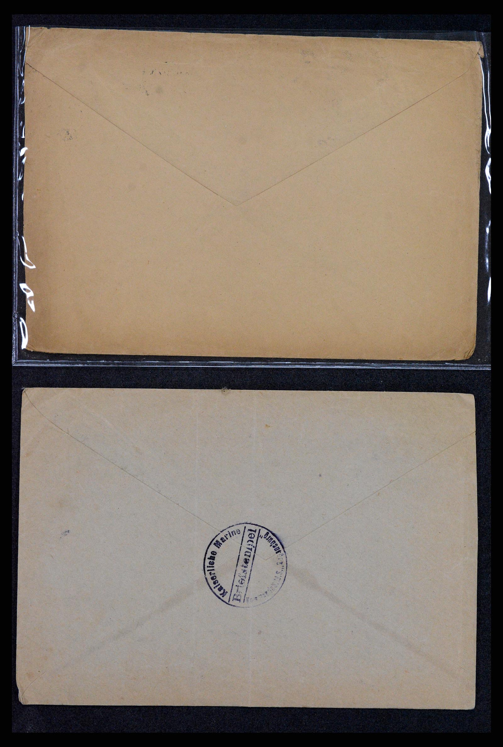 37491 010 - Postzegelverzameling 37491 Duitsland brieven en kaarten WO I 1914-191
