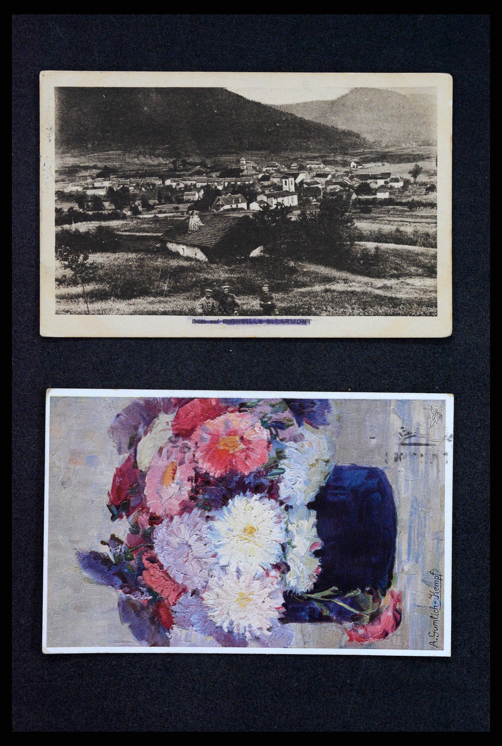 37491 018 - Postzegelverzameling 37491 Duitsland brieven en kaarten WO I 1914-191