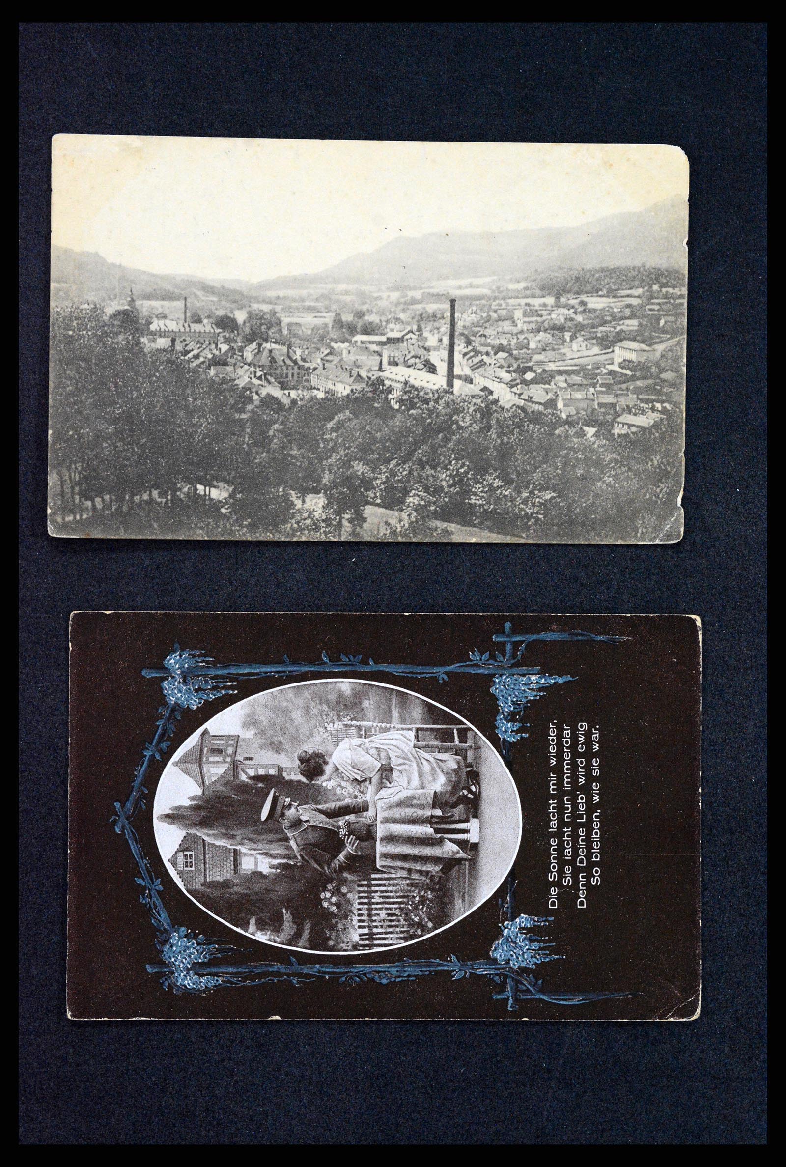 37491 028 - Postzegelverzameling 37491 Duitsland brieven en kaarten WO I 1914-191