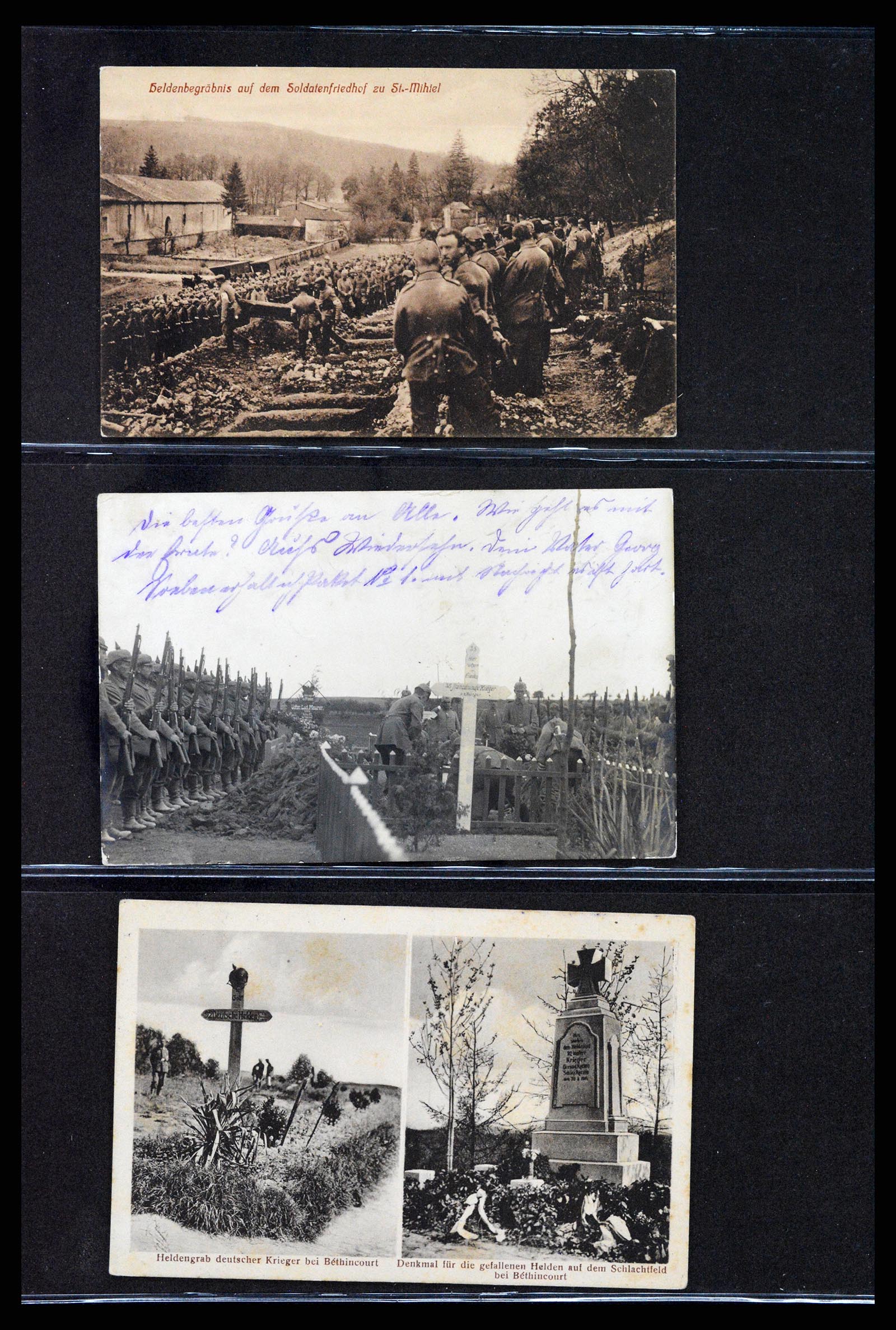 37491 056 - Postzegelverzameling 37491 Duitsland brieven en kaarten WO I 1914-191