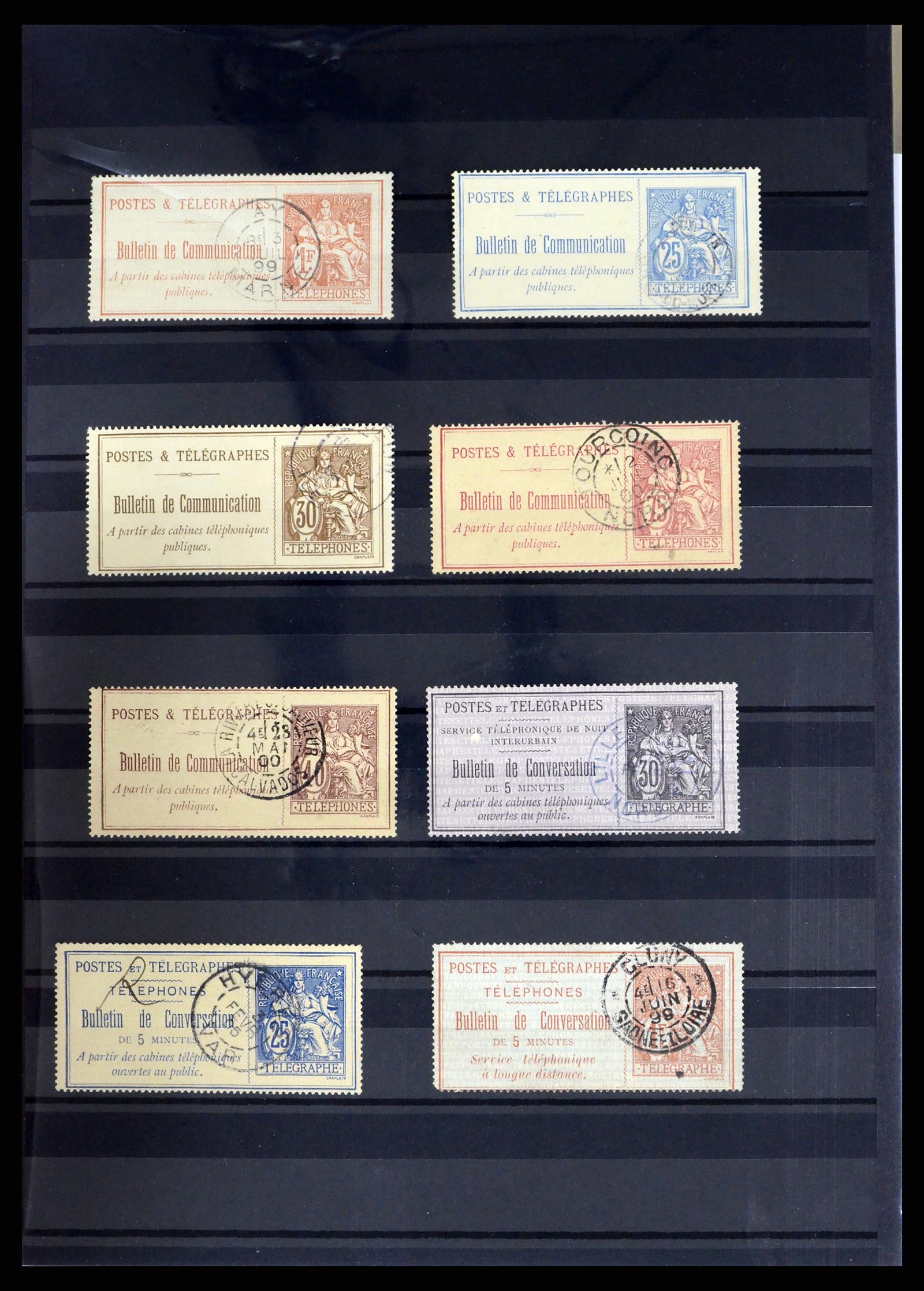 37492 019 - Postzegelverzameling 37492 Frankrijk back of the book en poststukken 