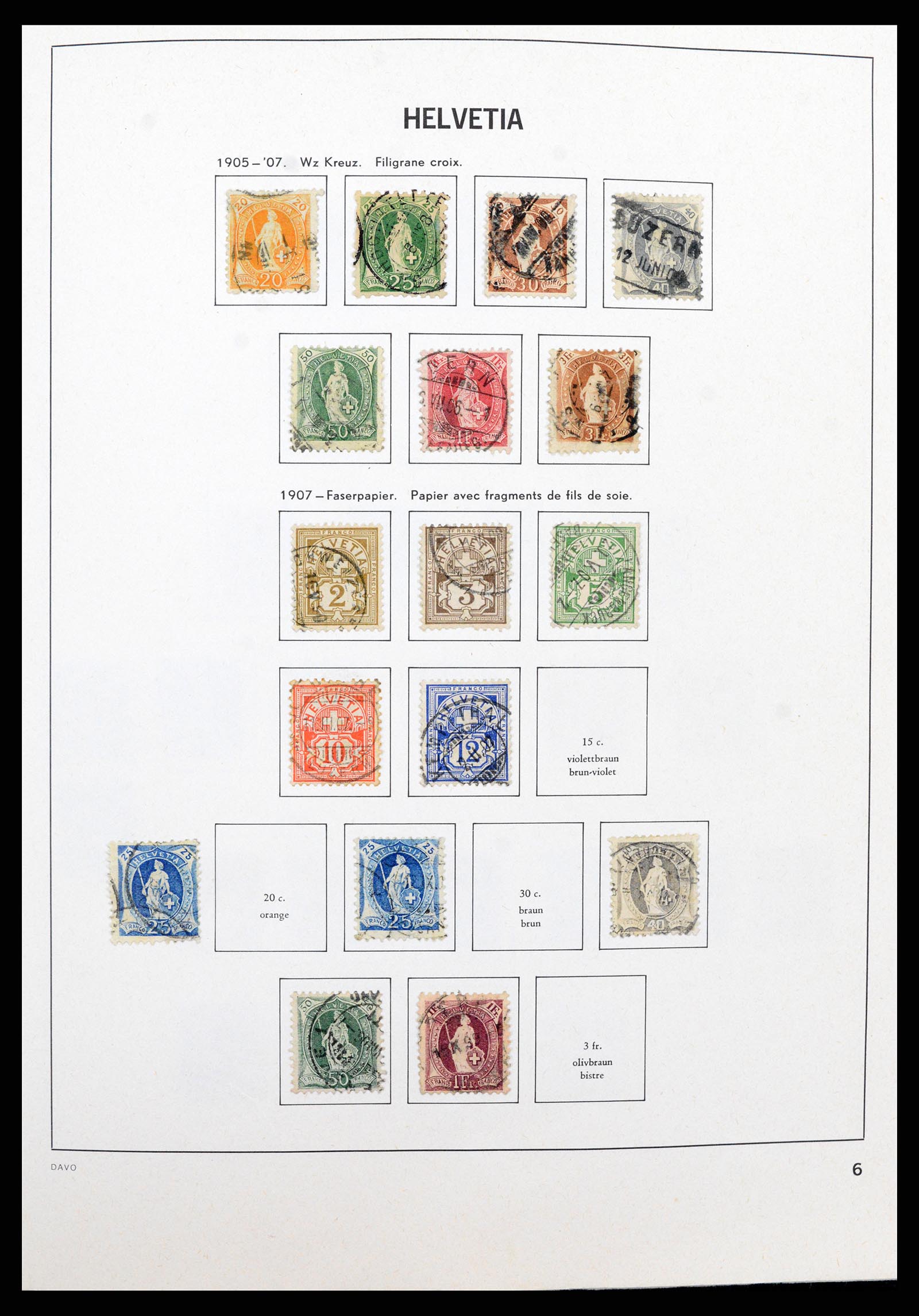 37496 005 - Postzegelverzameling 37496 Zwitserland 1854-2002.