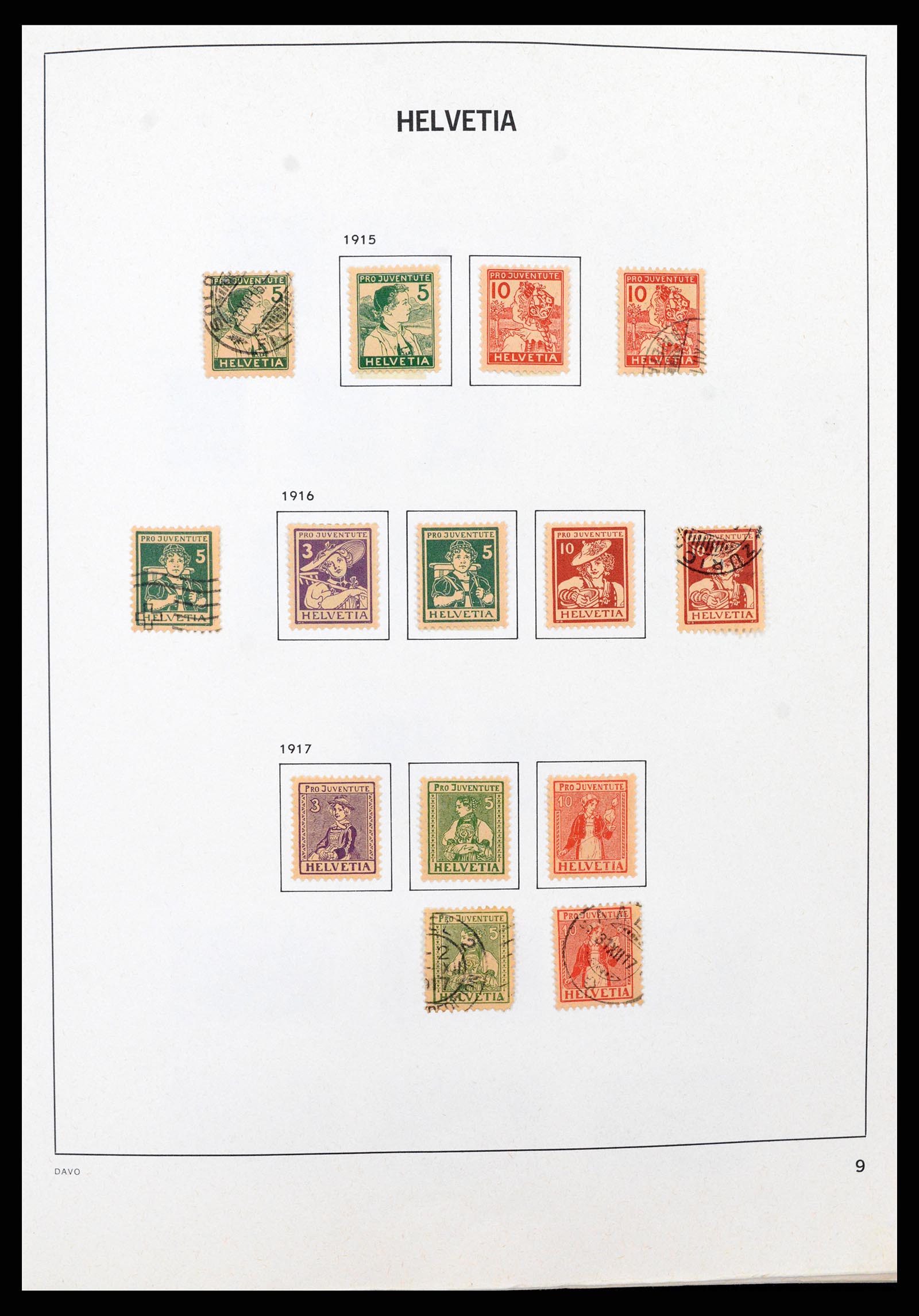 37496 008 - Postzegelverzameling 37496 Zwitserland 1854-2002.