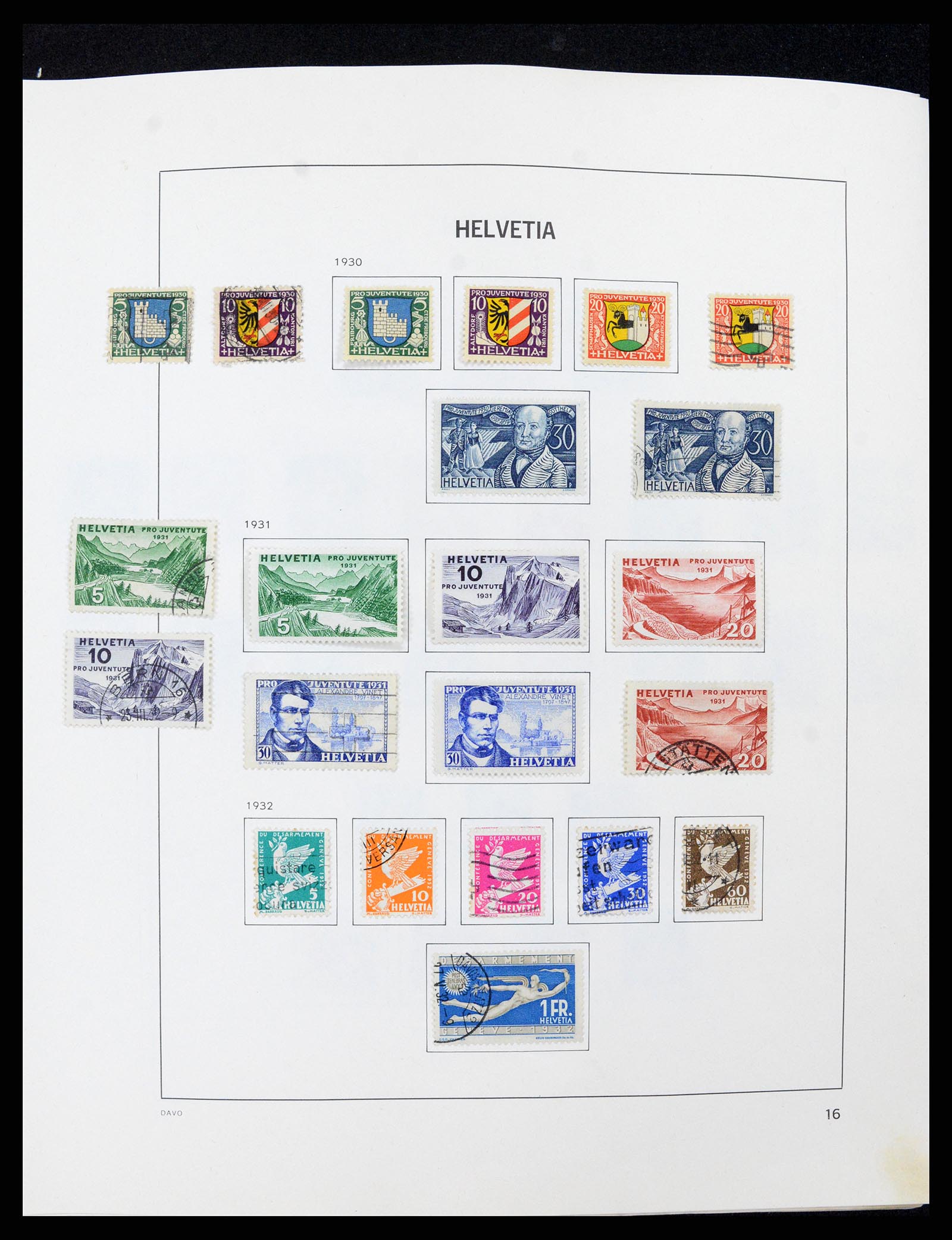 37496 015 - Postzegelverzameling 37496 Zwitserland 1854-2002.