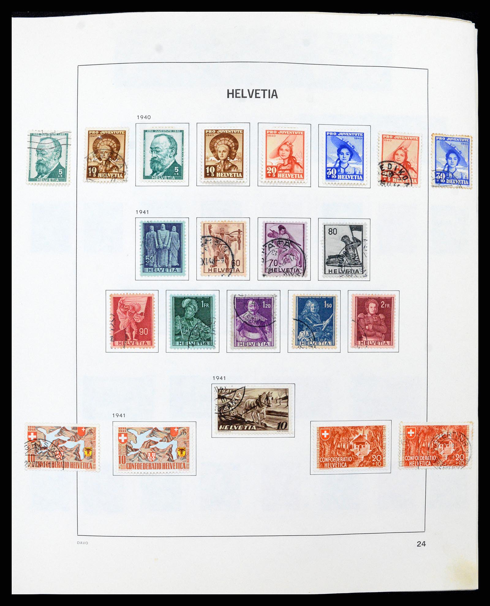 37496 023 - Stamp collection 37496 Switzerland 1854-2002.