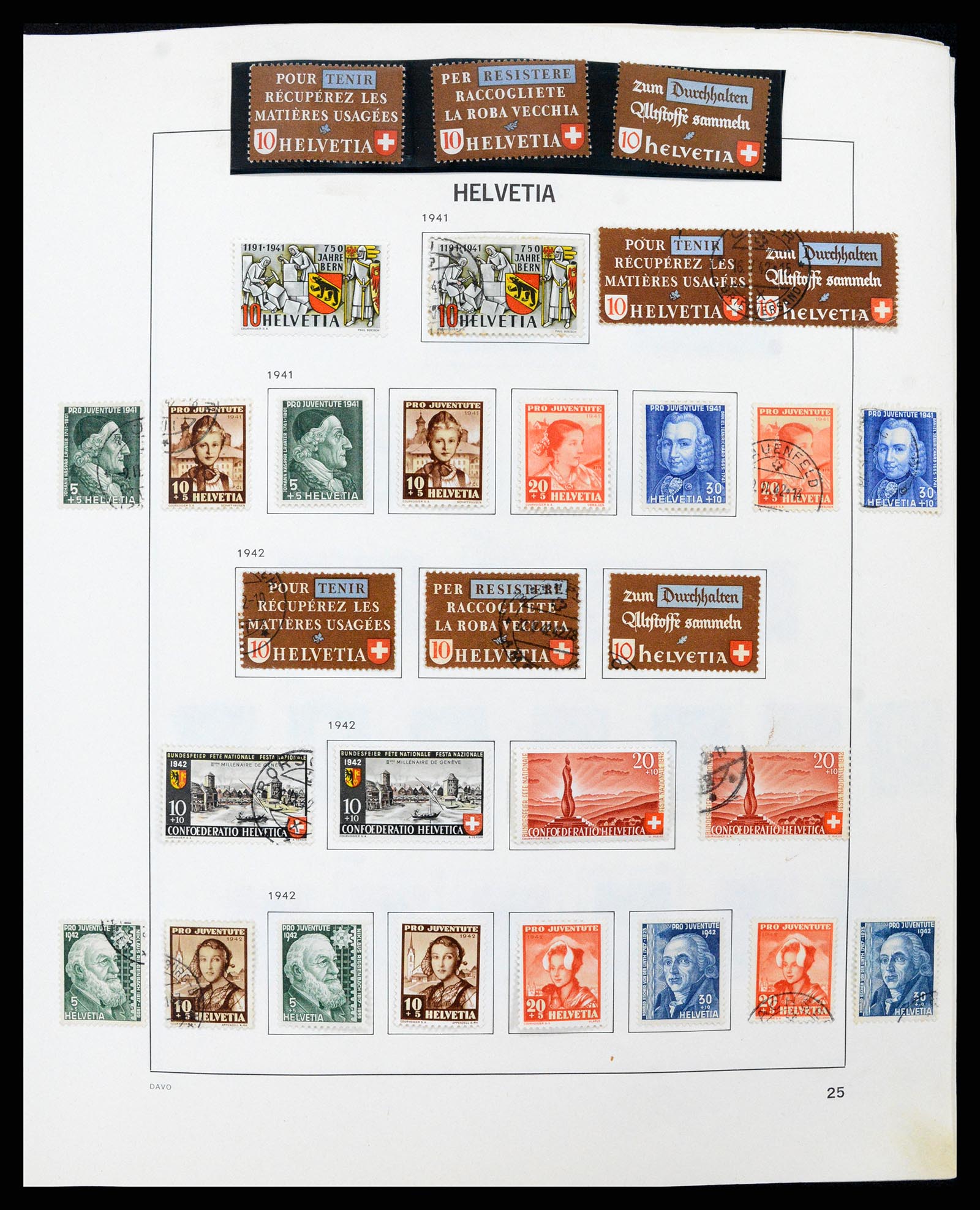 37496 024 - Stamp collection 37496 Switzerland 1854-2002.