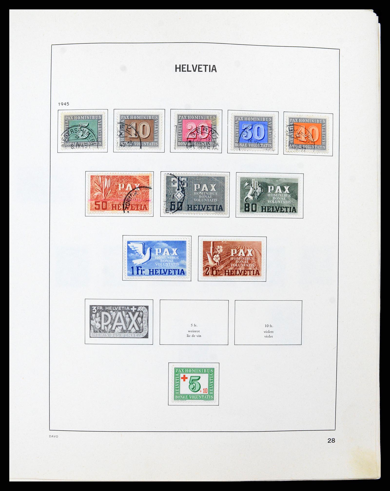 37496 027 - Stamp collection 37496 Switzerland 1854-2002.