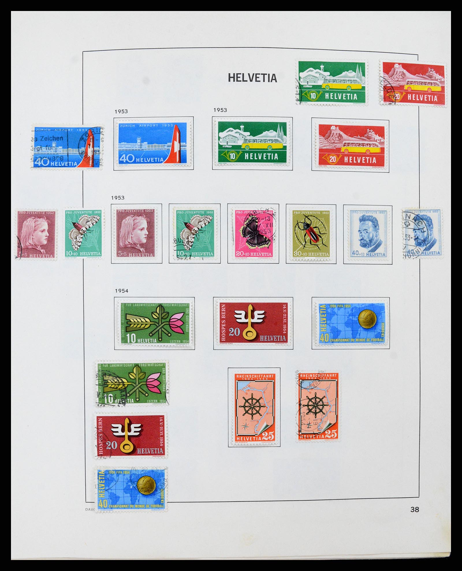 37496 037 - Stamp collection 37496 Switzerland 1854-2002.