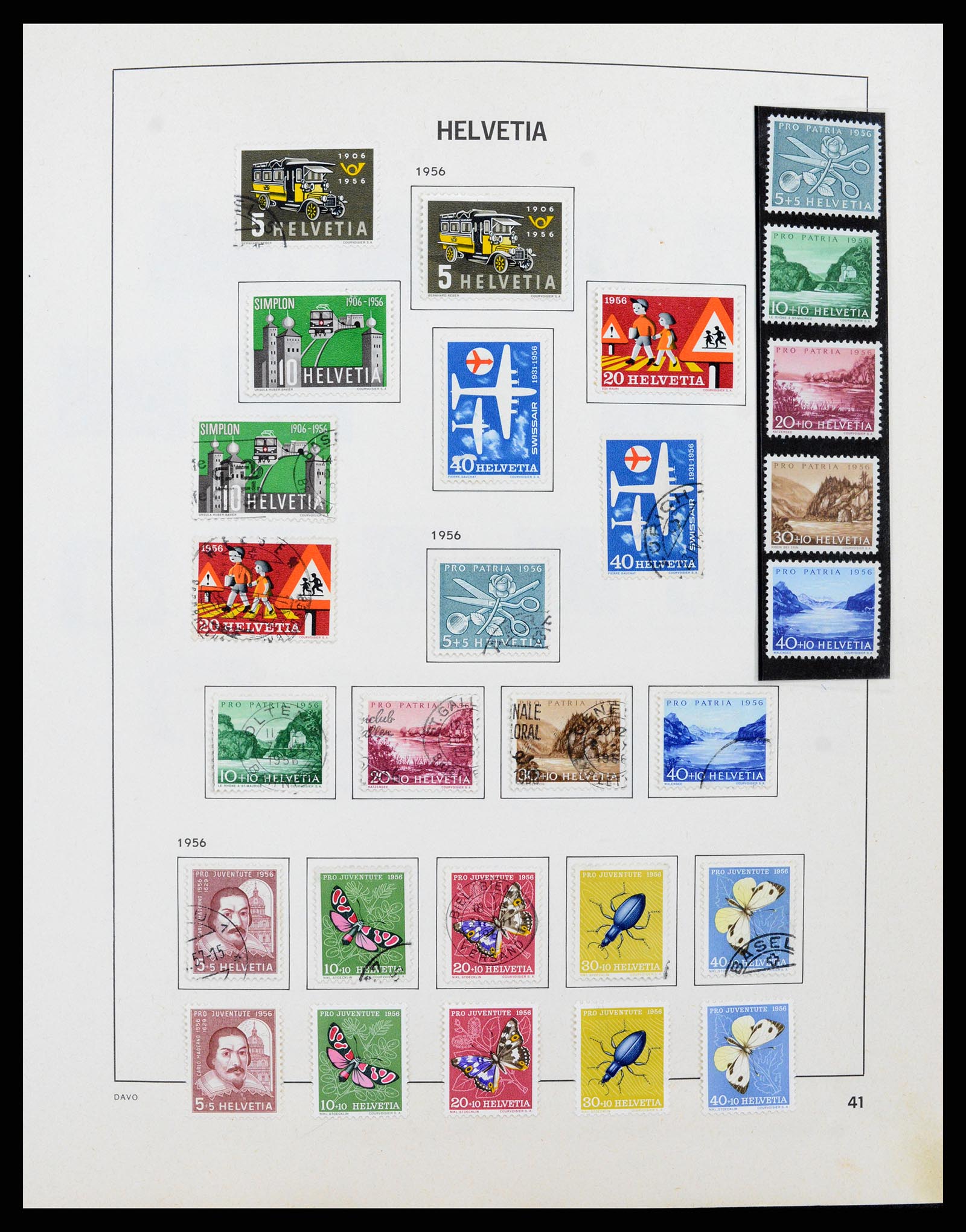37496 040 - Stamp collection 37496 Switzerland 1854-2002.