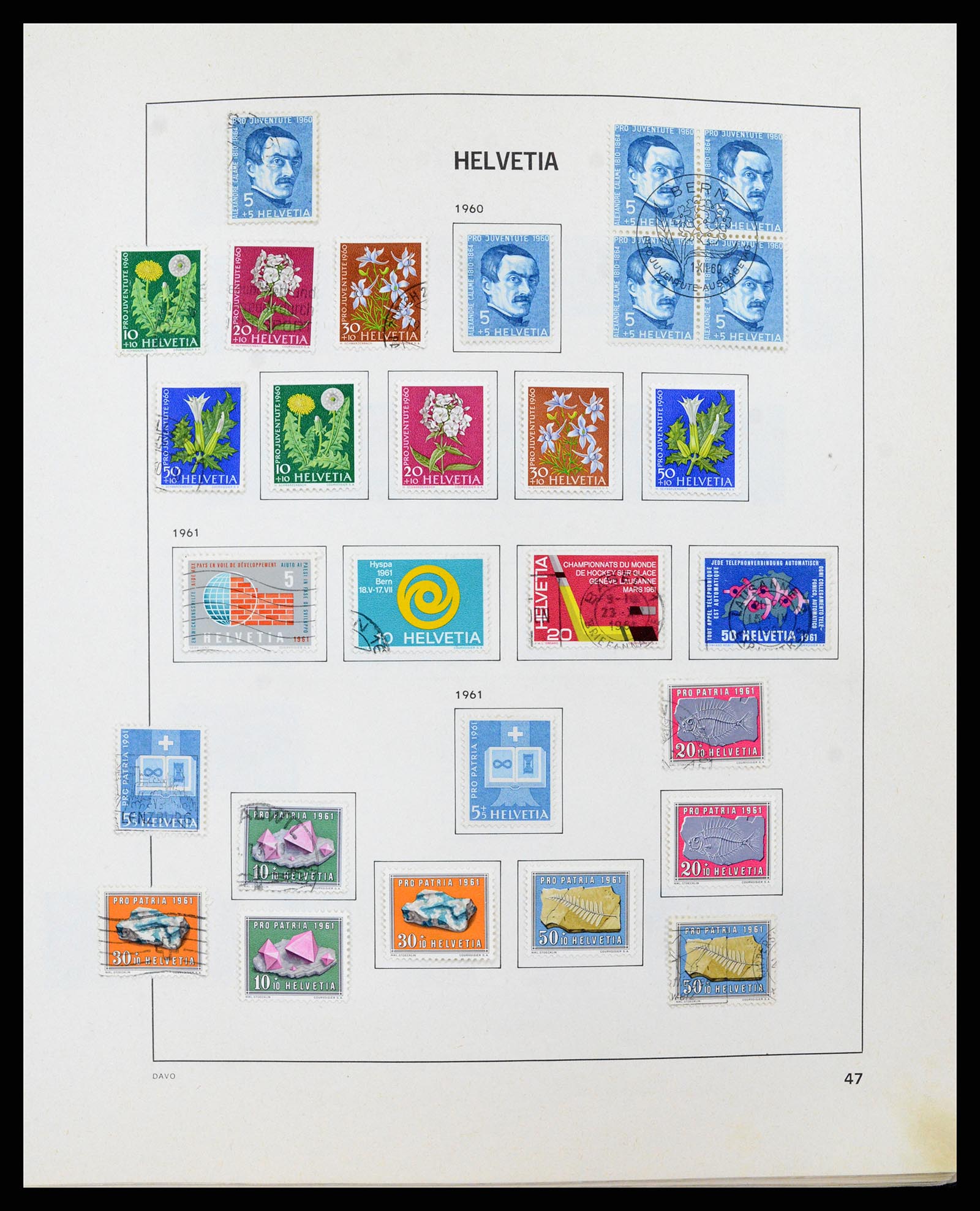 37496 047 - Stamp collection 37496 Switzerland 1854-2002.
