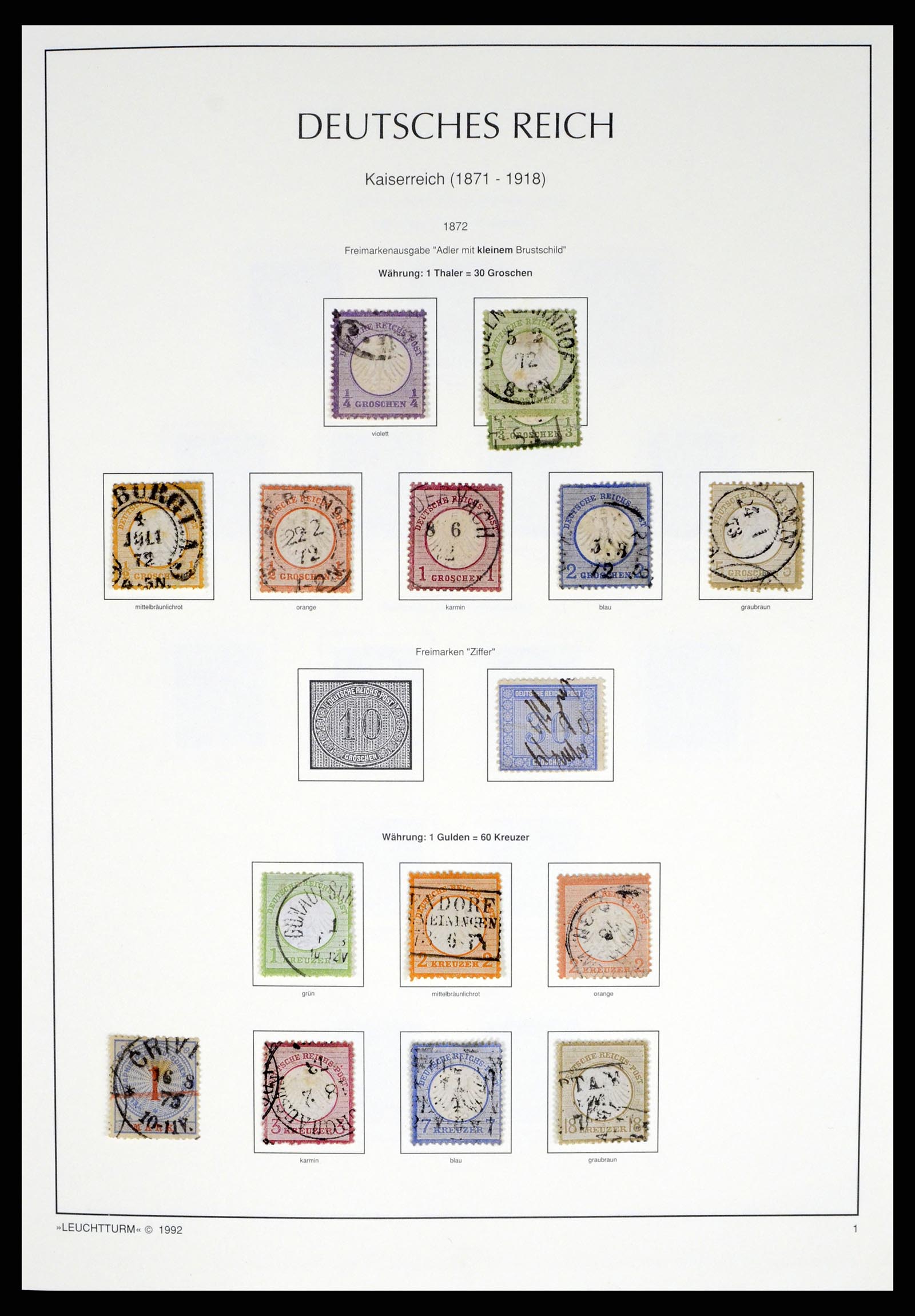 37497 001 - Stamp collection 37497 German Reich 1872-1945.