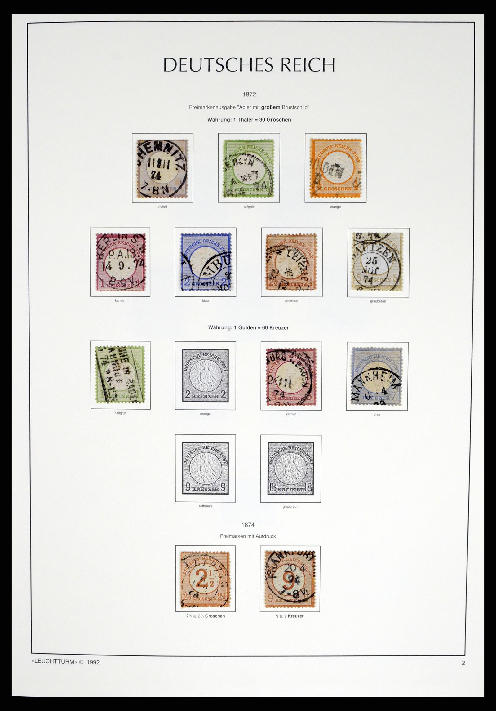 37497 002 - Postzegelverzameling 37497 Duitse Rijk 1872-1945.