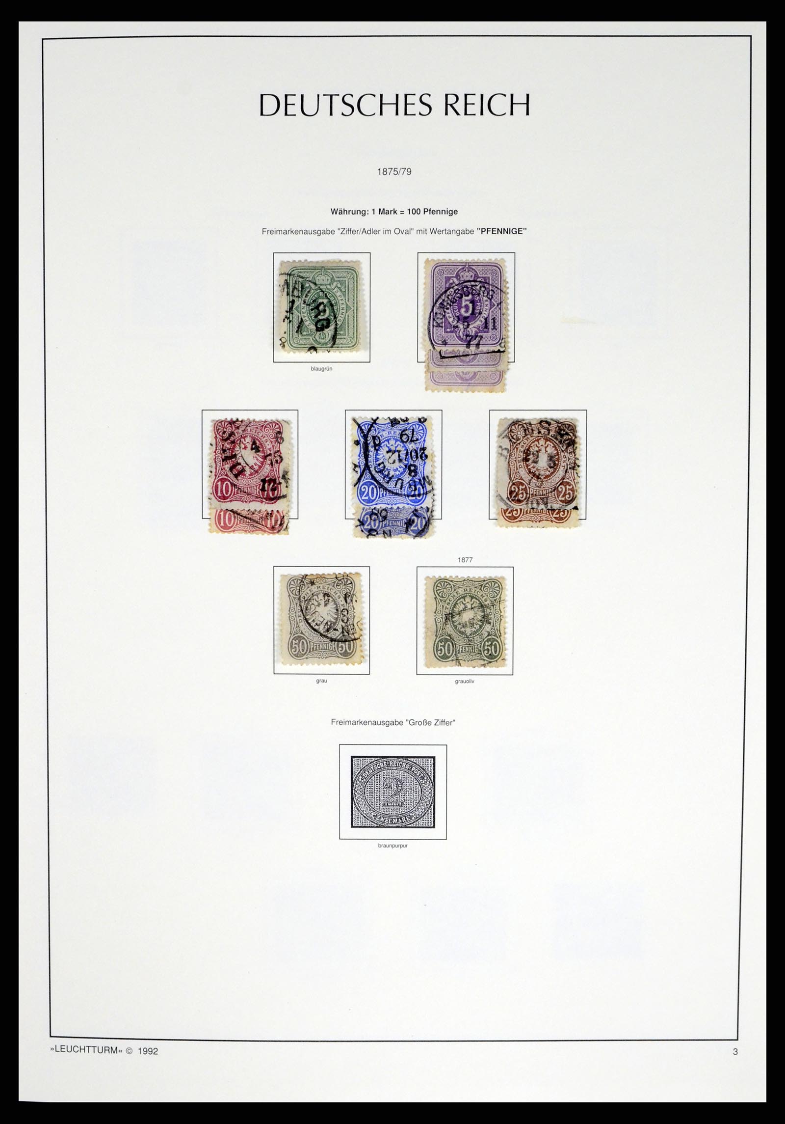 37497 003 - Postzegelverzameling 37497 Duitse Rijk 1872-1945.
