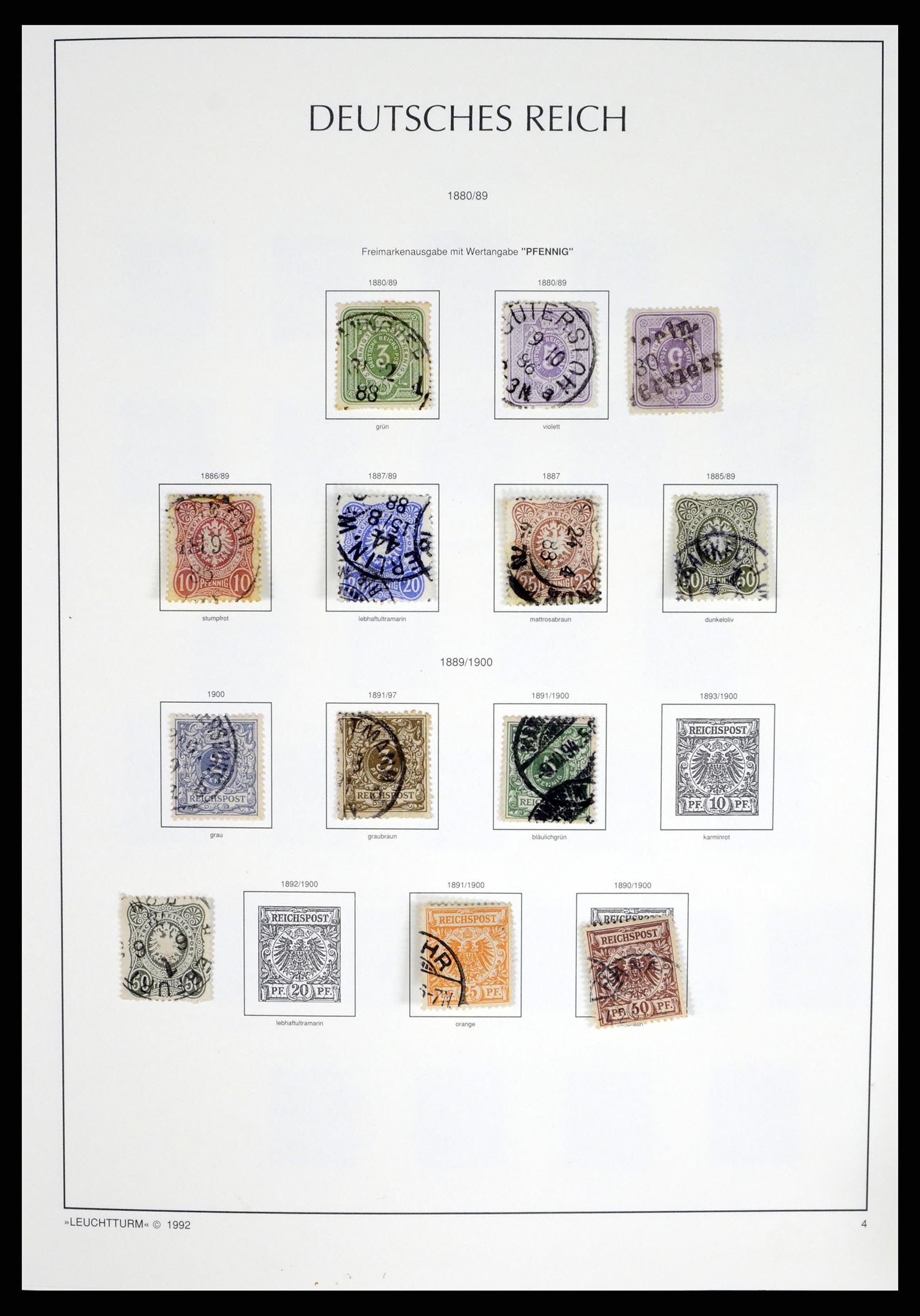 37497 006 - Postzegelverzameling 37497 Duitse Rijk 1872-1945.