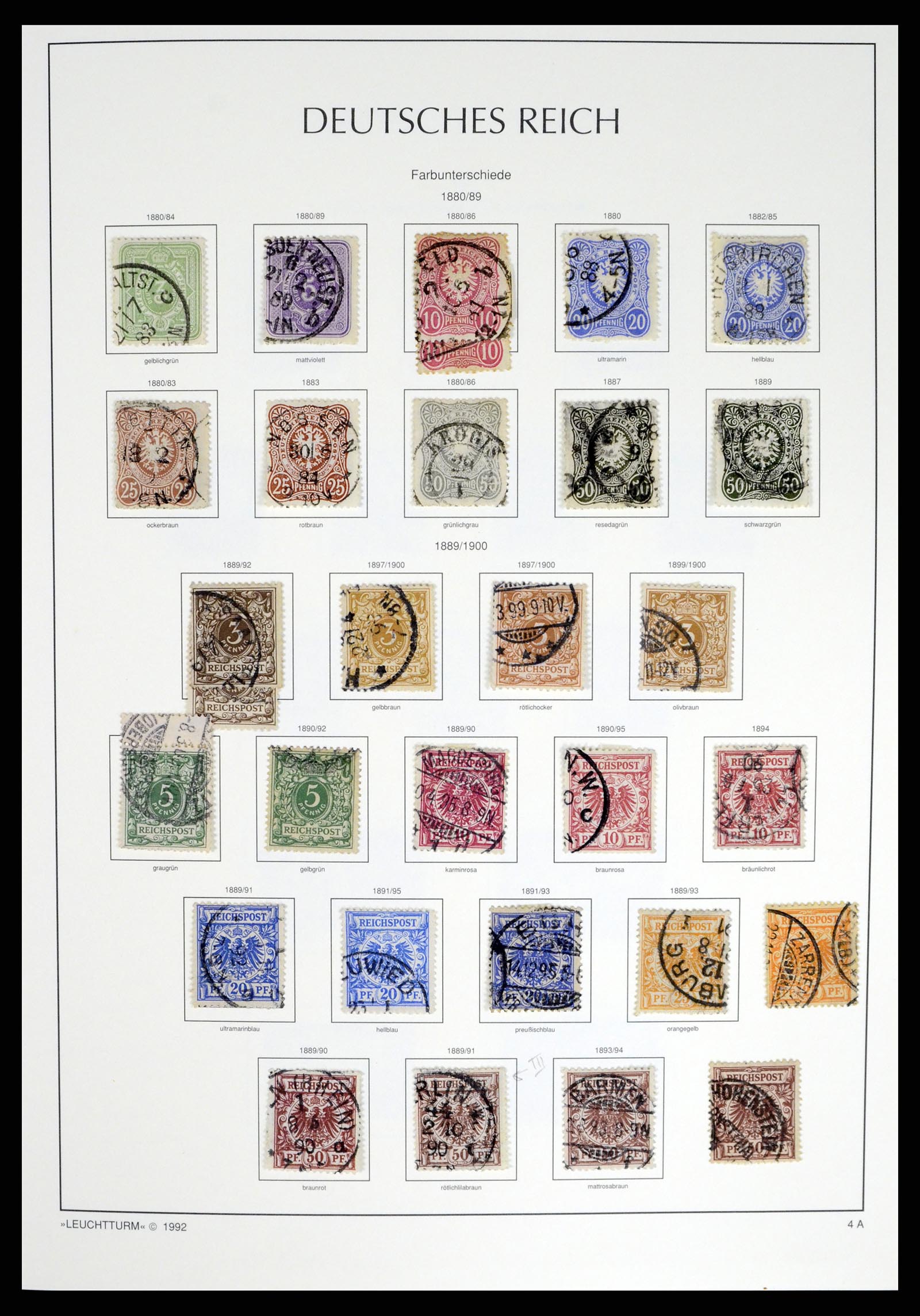 37497 007 - Postzegelverzameling 37497 Duitse Rijk 1872-1945.