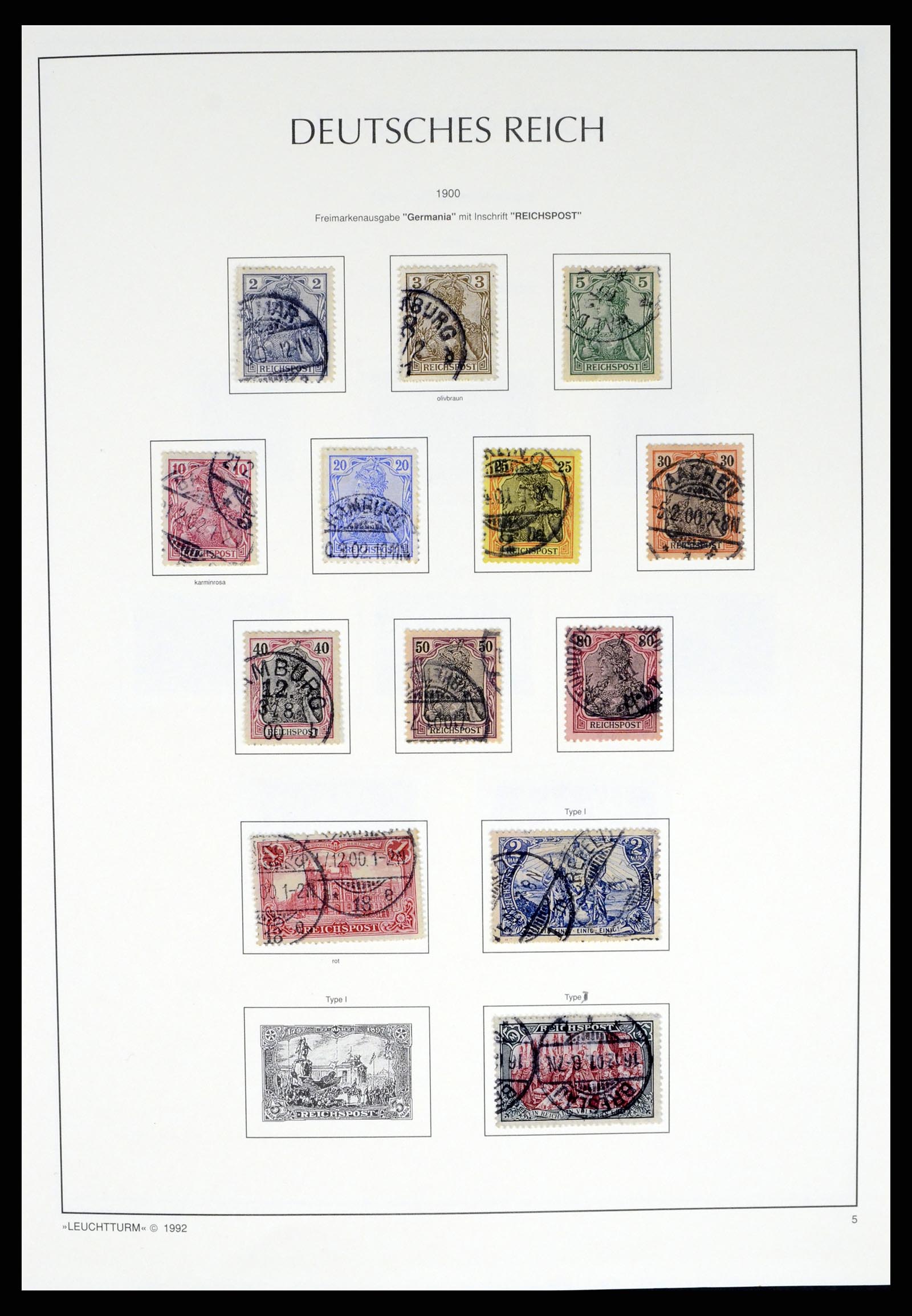 37497 008 - Postzegelverzameling 37497 Duitse Rijk 1872-1945.