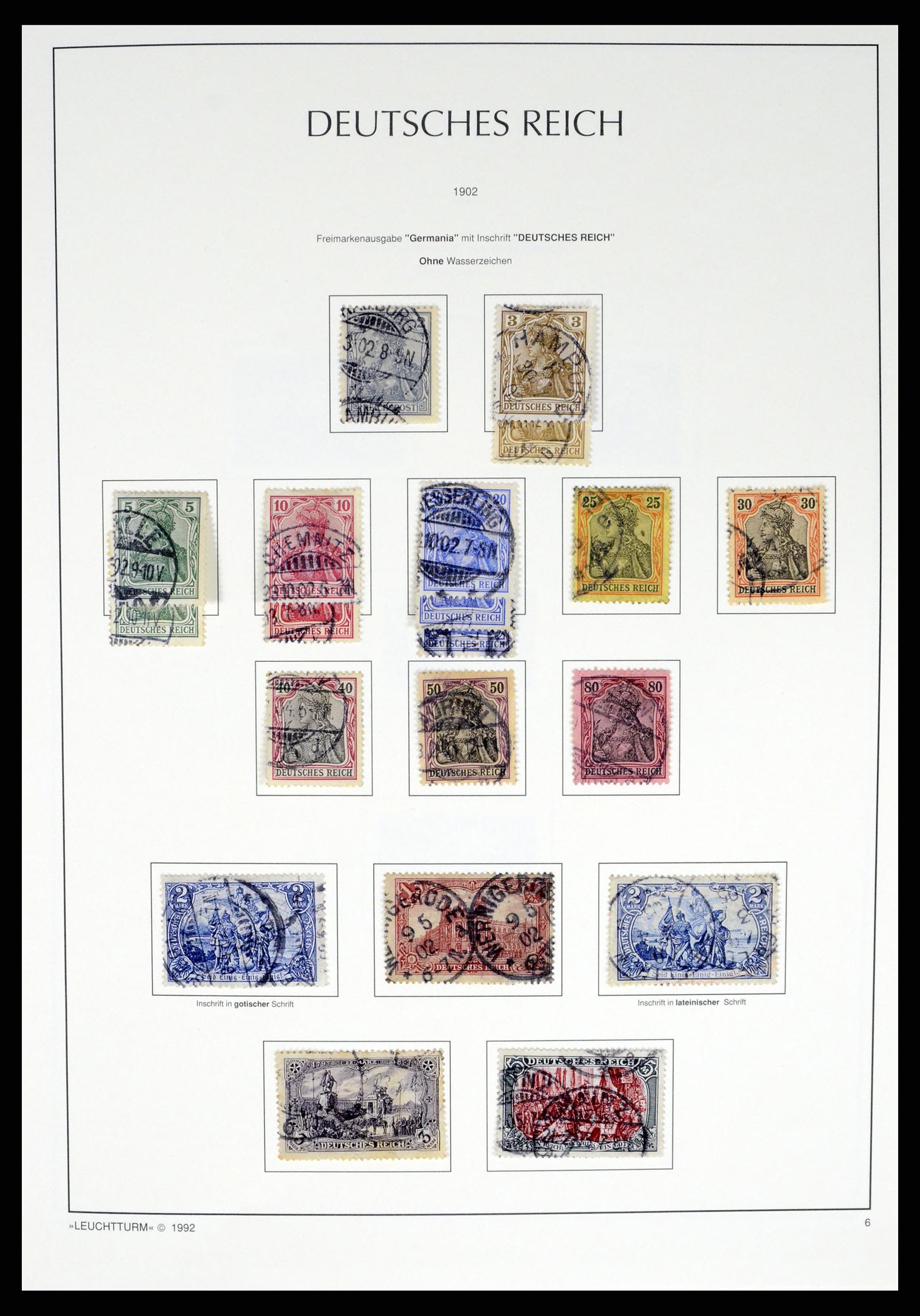 37497 010 - Postzegelverzameling 37497 Duitse Rijk 1872-1945.