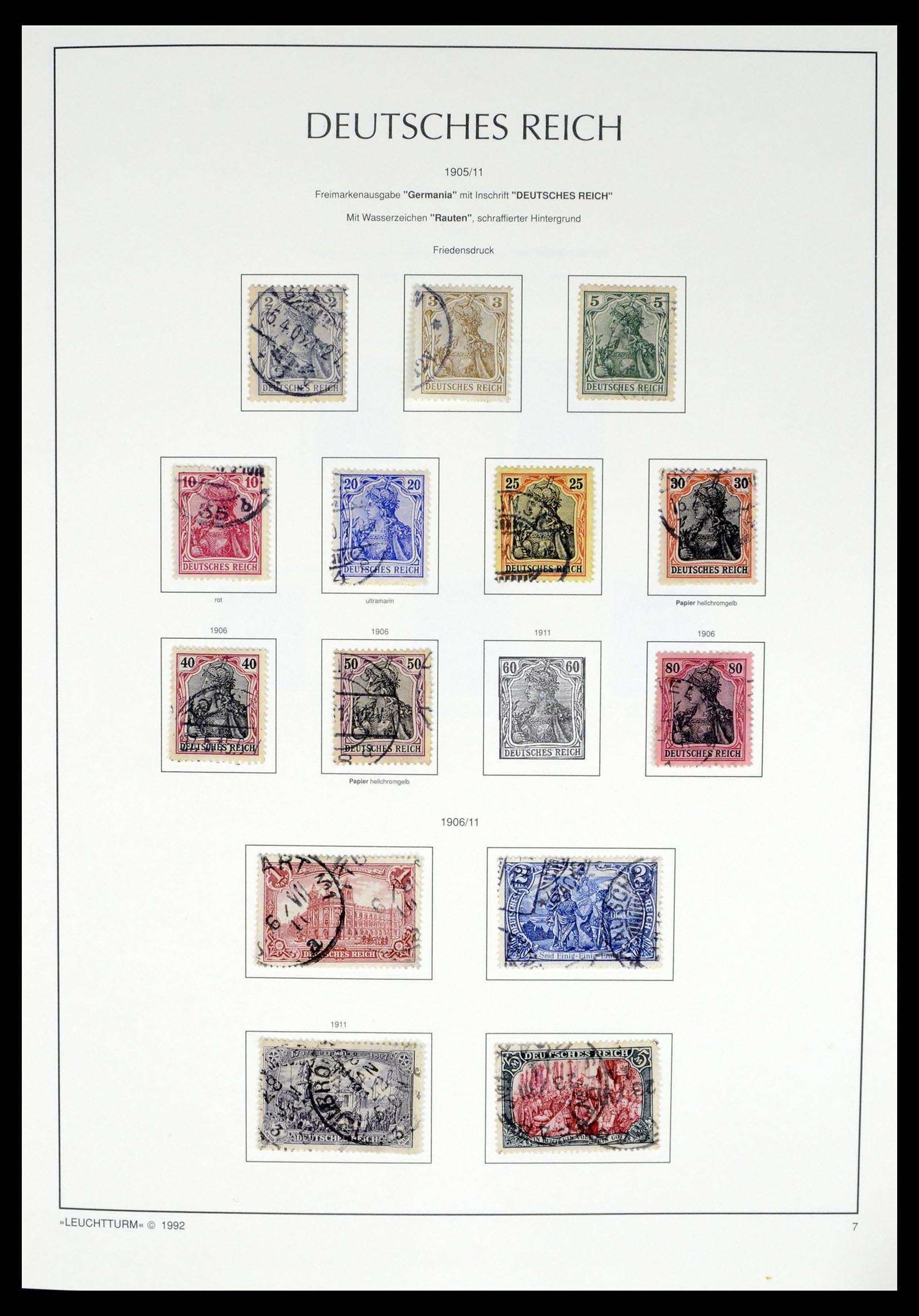 37497 012 - Postzegelverzameling 37497 Duitse Rijk 1872-1945.