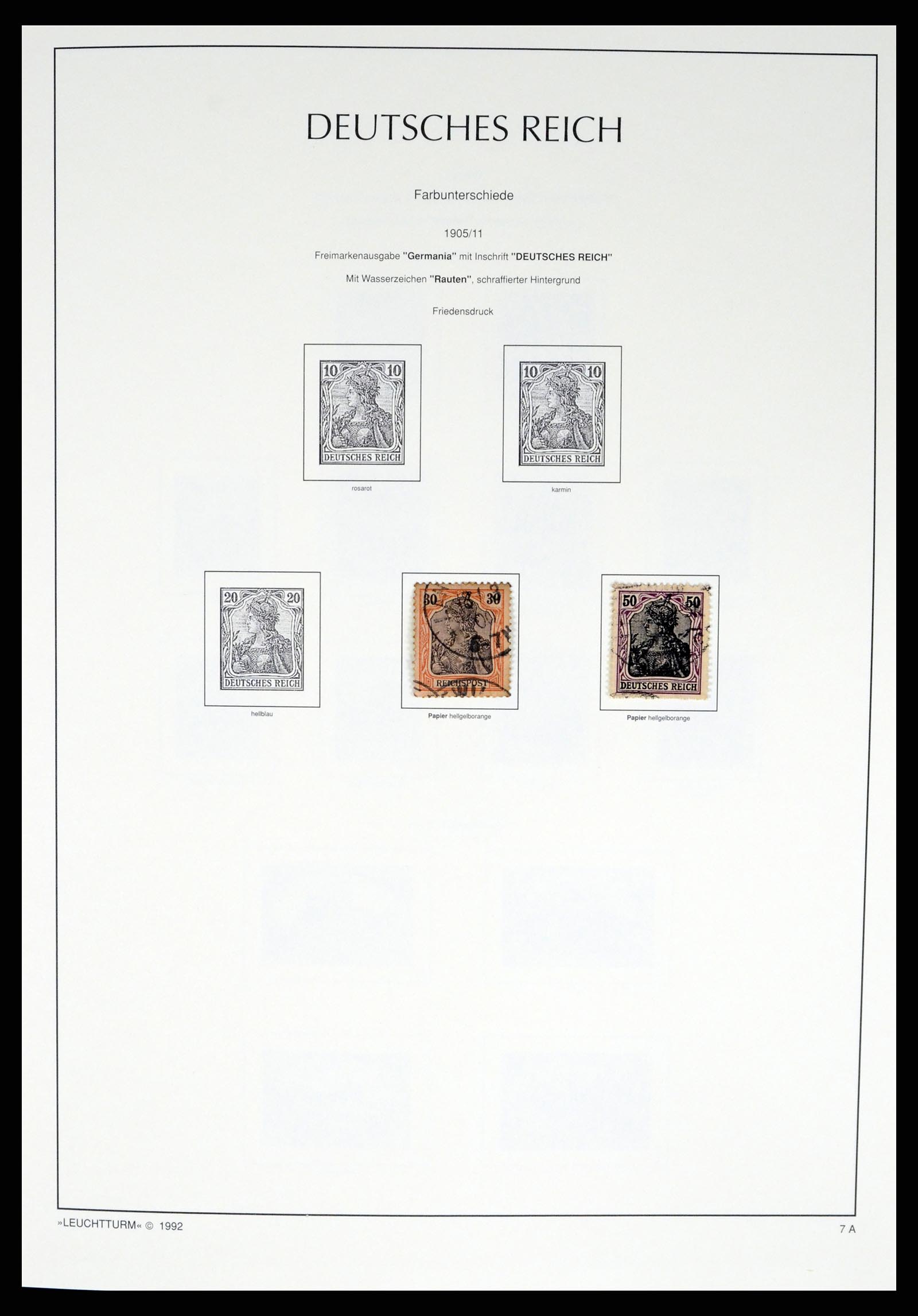 37497 013 - Stamp collection 37497 German Reich 1872-1945.